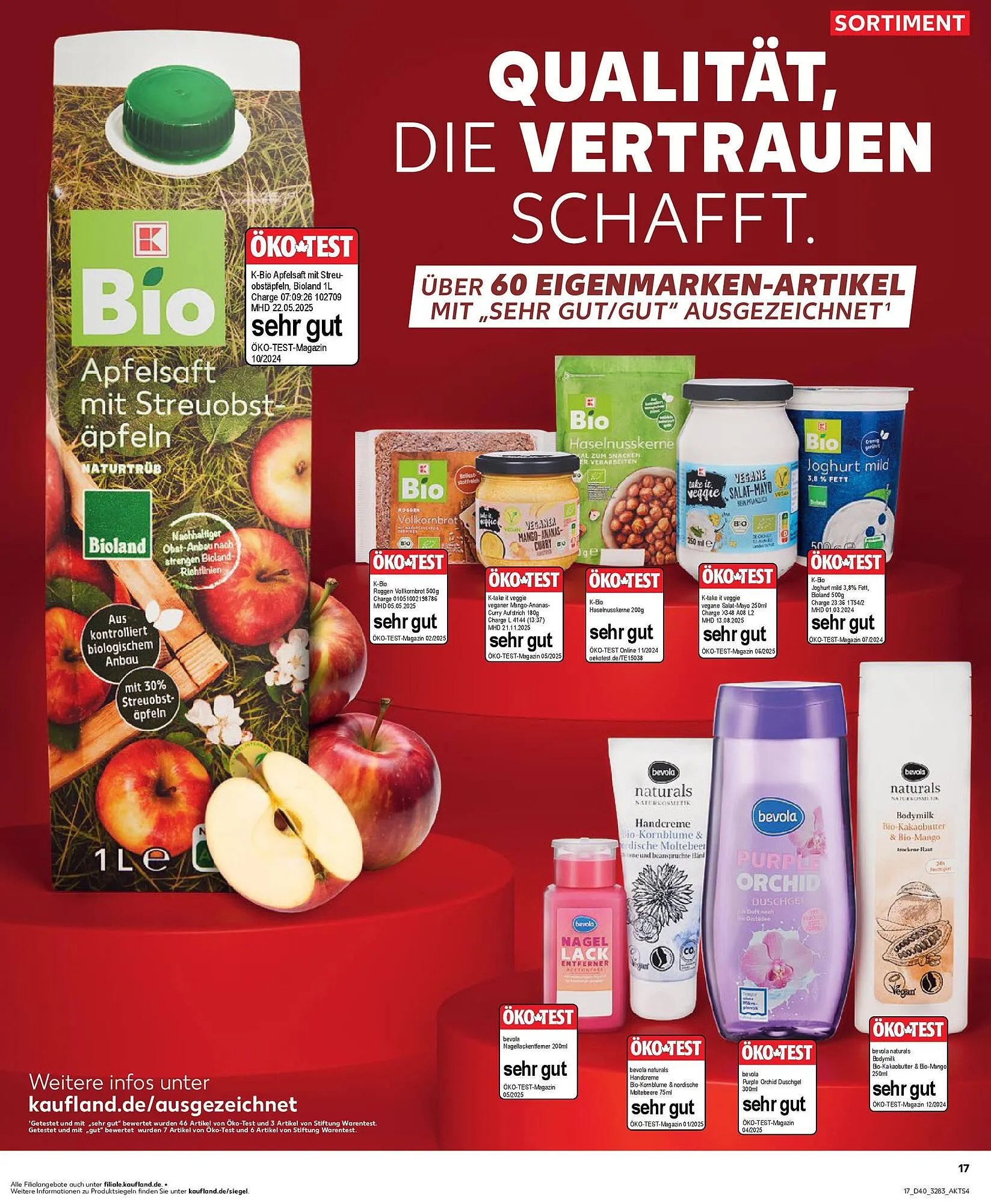 Kaufland Prospekt von 5. Oktober bis 8. Oktober 2025 - Prospekt seite 17