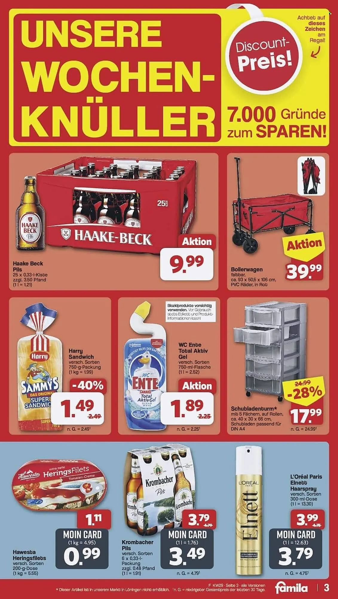 Famila Nord Ost Prospekt von 14. Juli bis 19. Juli 2025 - Prospekt seite 3