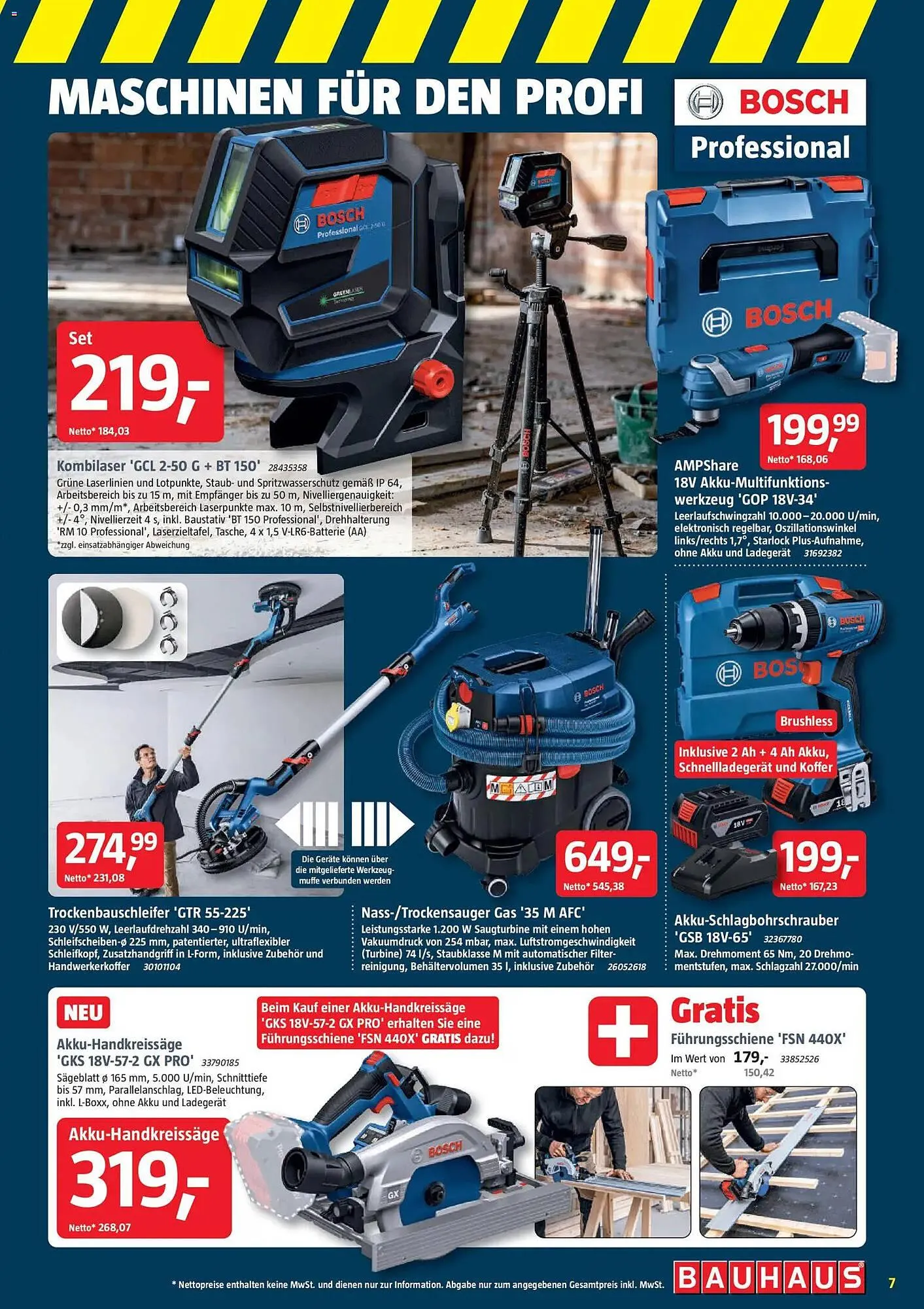 Bauhaus Prospekt von 11. April bis 25. April 2026 - Prospekt seite 7