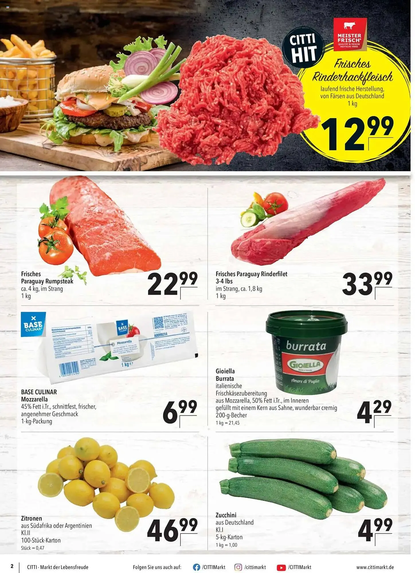 CITTI Markt Prospekt von 13. August bis 26. August 2025 - Prospekt seite 2