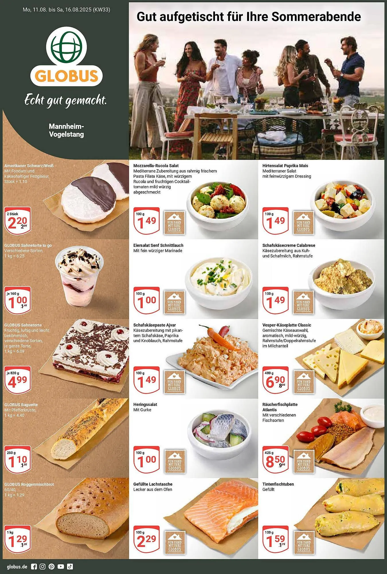 Globus Prospekt von 11. August bis 16. August 2025 - Prospekt seite 1