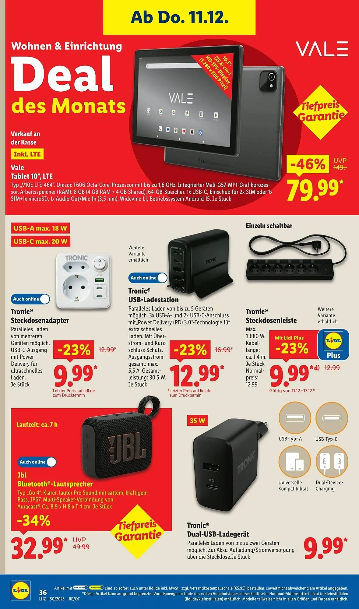 Lidl Prospekt von 8. Dezember bis 13. Dezember 2025 - Prospekt seite 50