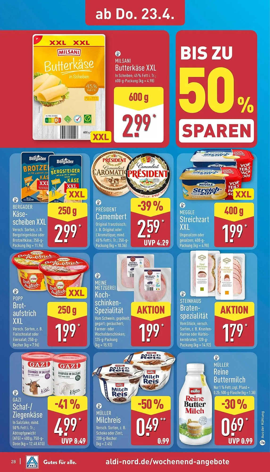 Aldi Nord Prospekt von 20. April bis 25. April 2026 - Prospekt seite 28