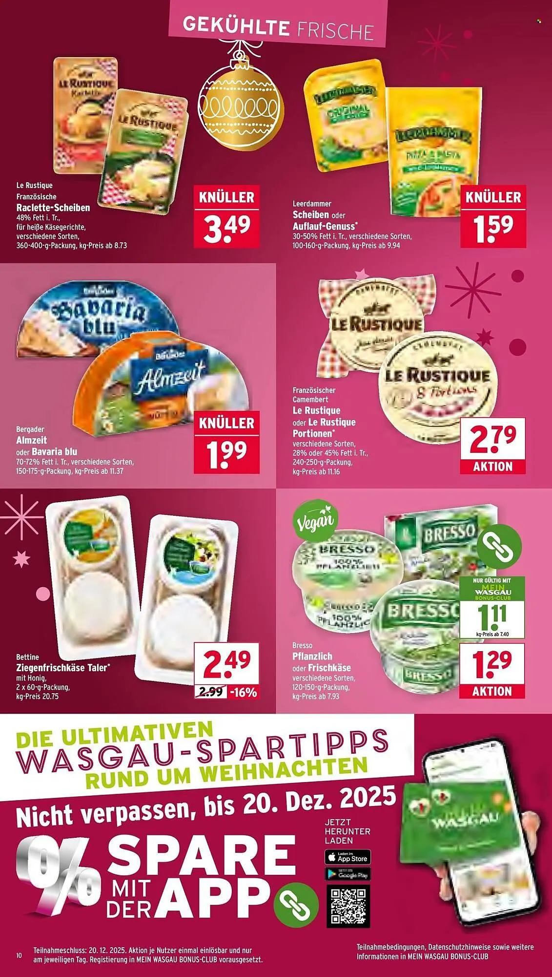 Wasgau Prospekt von 15. Dezember bis 20. Dezember 2025 - Prospekt seite 10