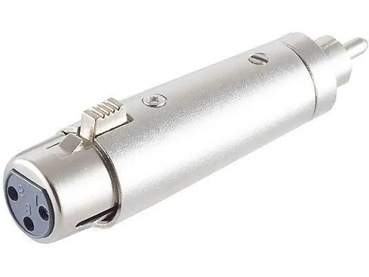 KABELBUDE XLR-Kupplung / Cinchstecker XLR