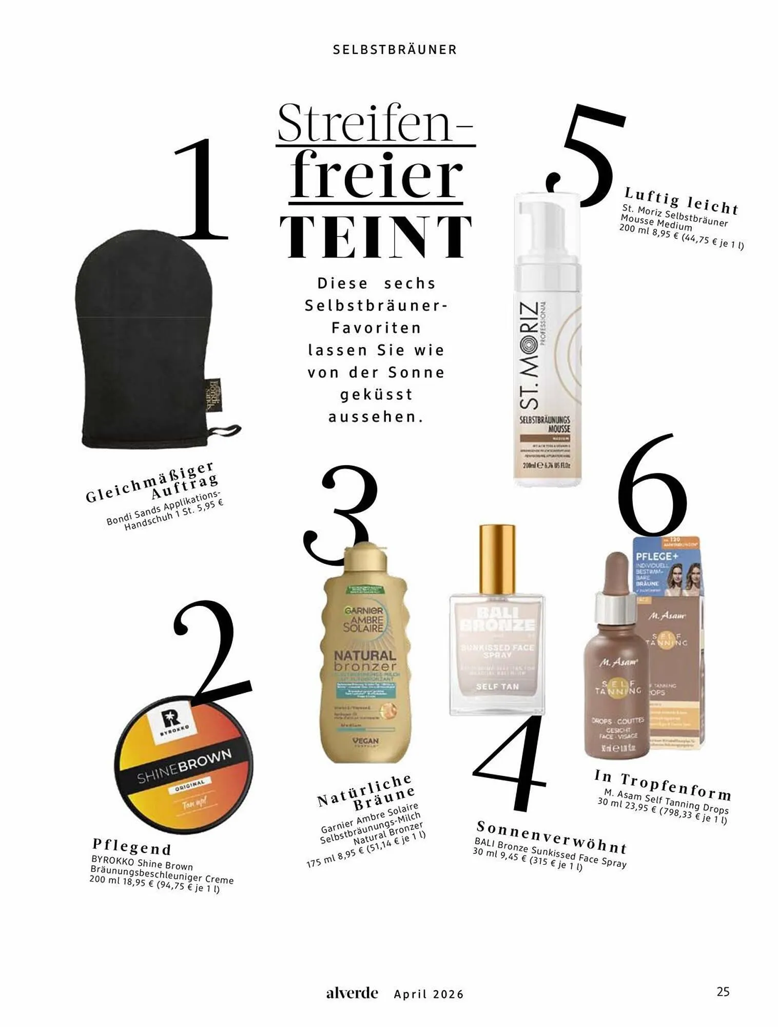 Dm drogerie Magazin von 1. April bis 30. April 2026 - Prospekt seite 25