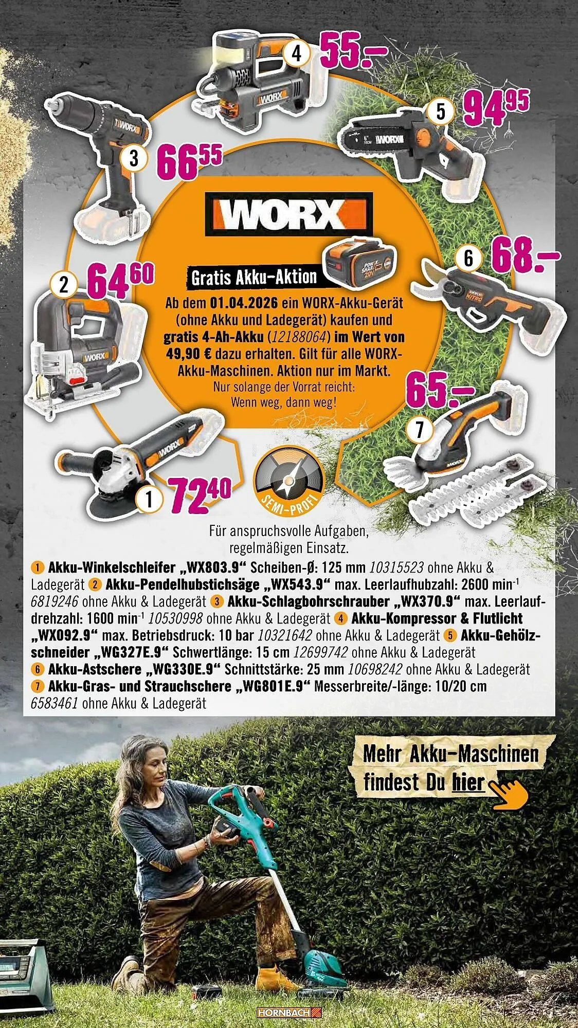 Hornbach Prospekt von 8. April bis 6. Mai 2026 - Prospekt seite 21