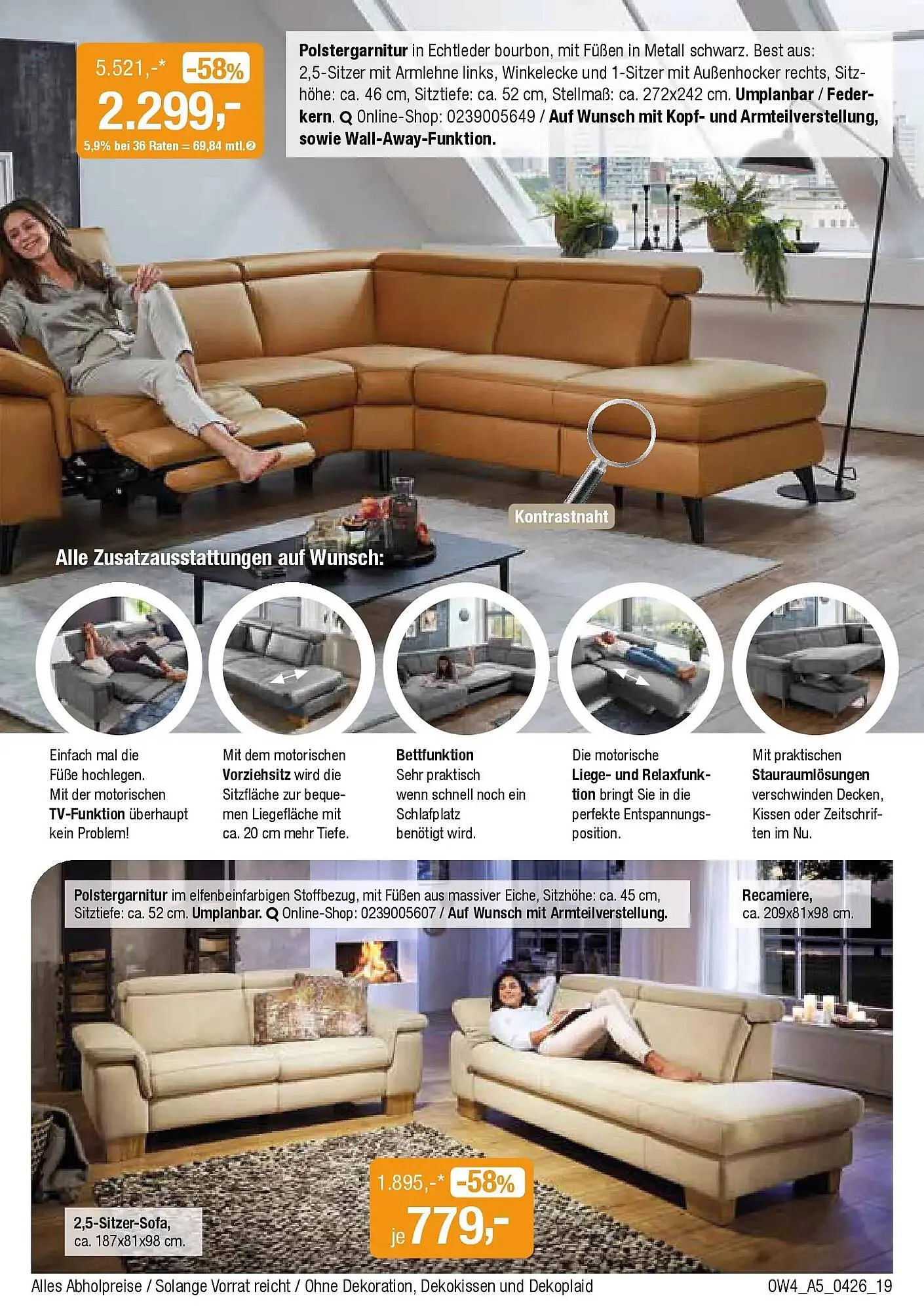 Opti Wohnwelt Prospekt von 1. April bis 18. April 2026 - Prospekt seite 19