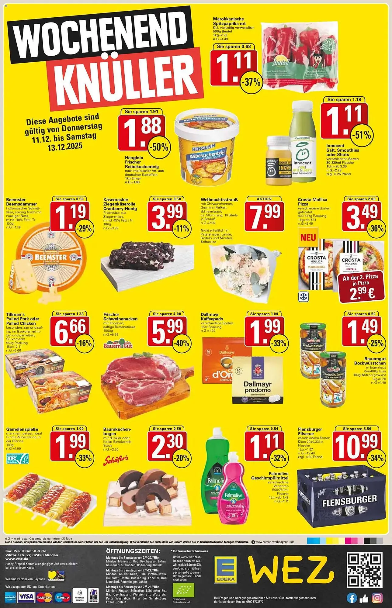 WEZ Prospekt von 8. Dezember bis 13. Dezember 2025 - Prospekt seite 16