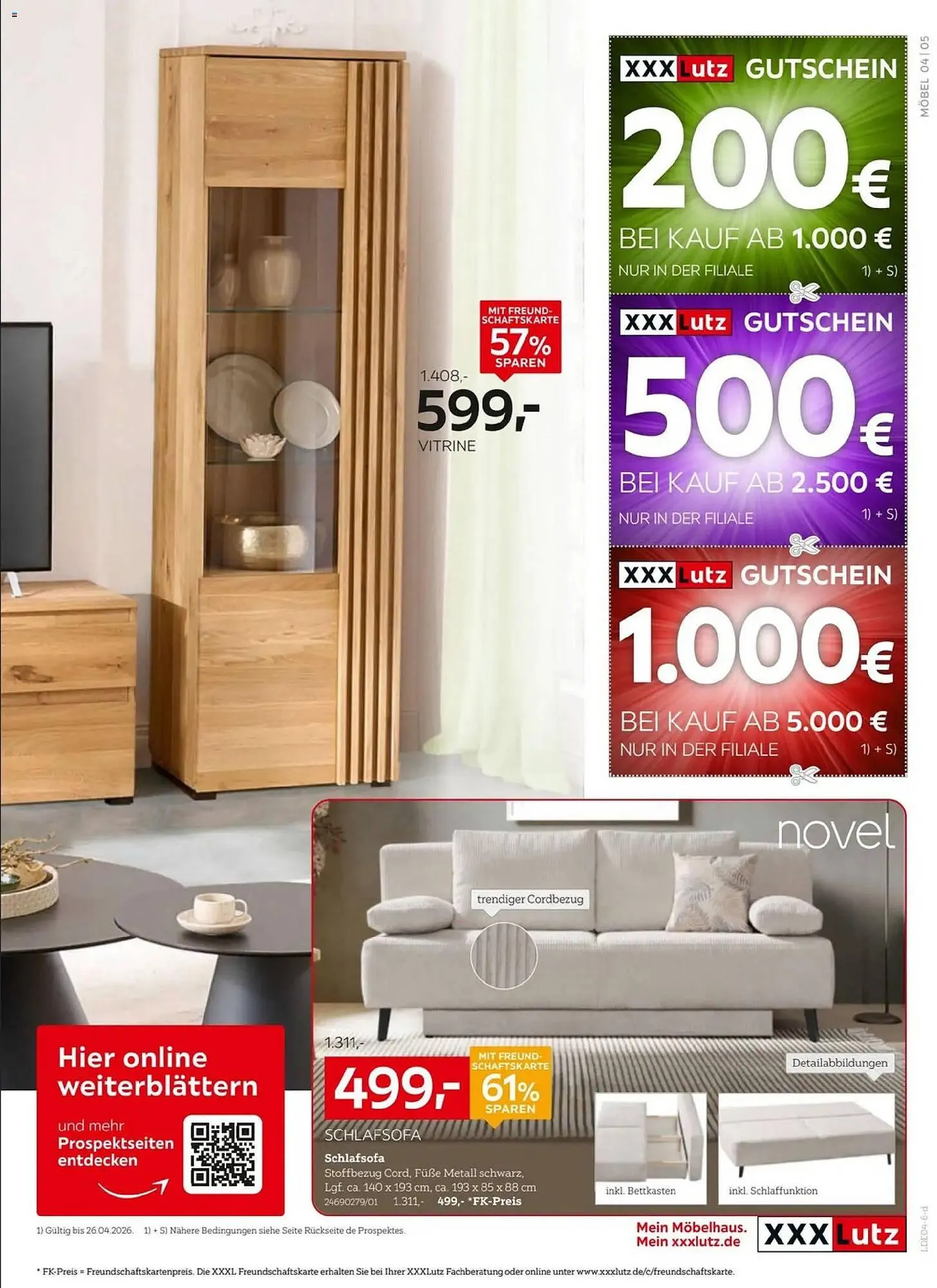 XXXLutz Prospekt von 11. April bis 2. Mai 2026 - Prospekt seite 5