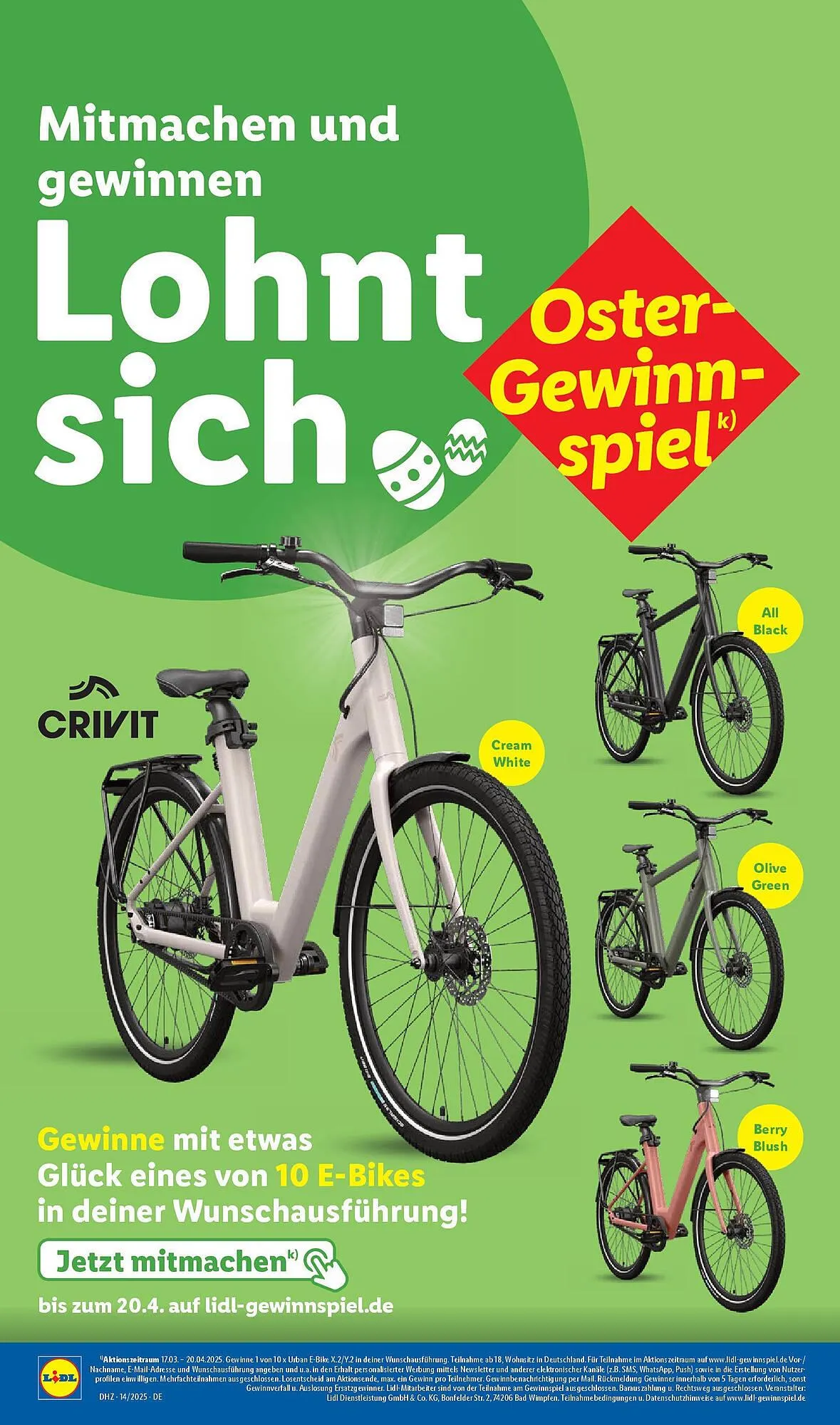 Lidl Prospekt von 31. März bis 5. April 2025 - Prospekt seite 58