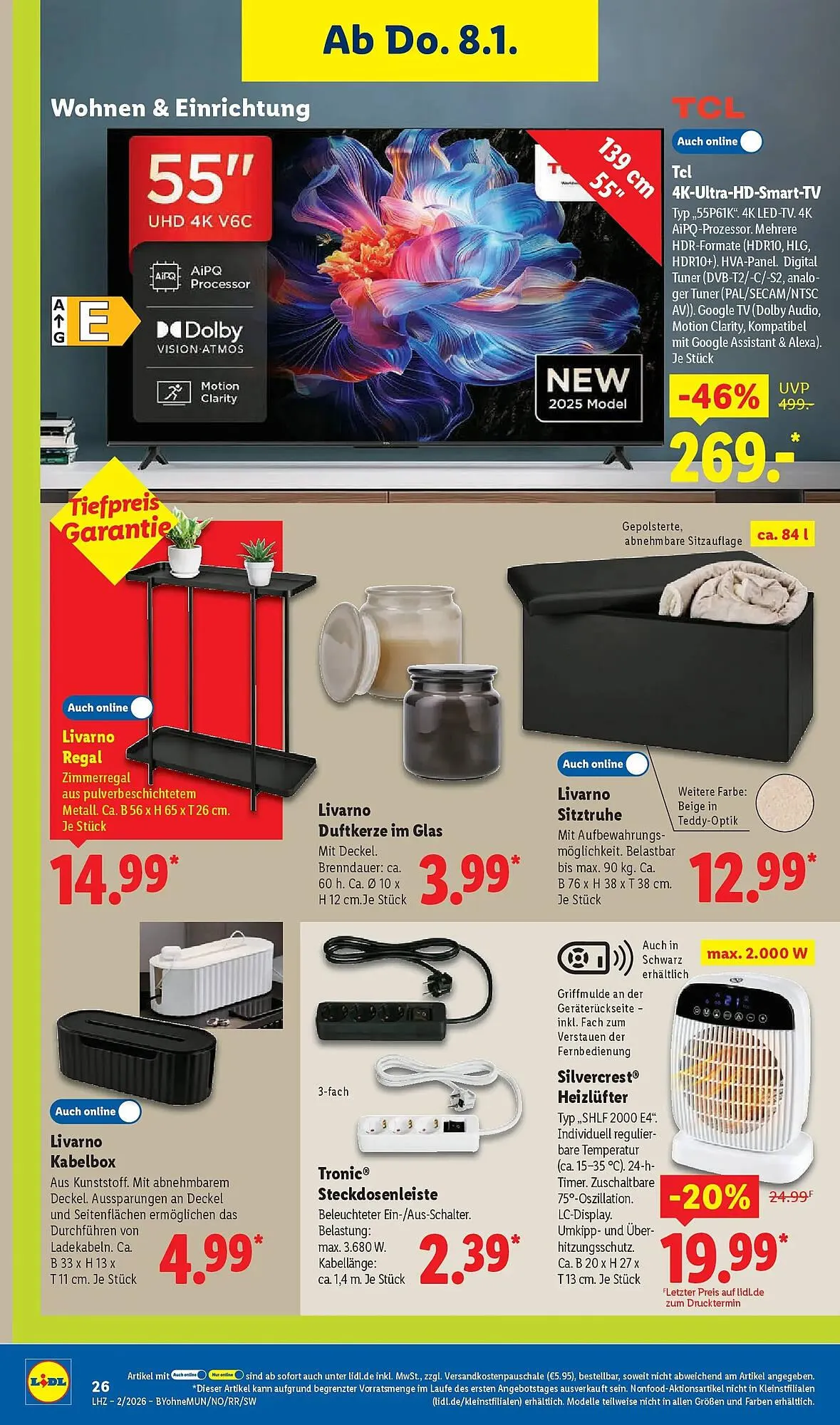 Lidl Prospekt von 4. Januar bis 10. Januar 2026 - Prospekt seite 36