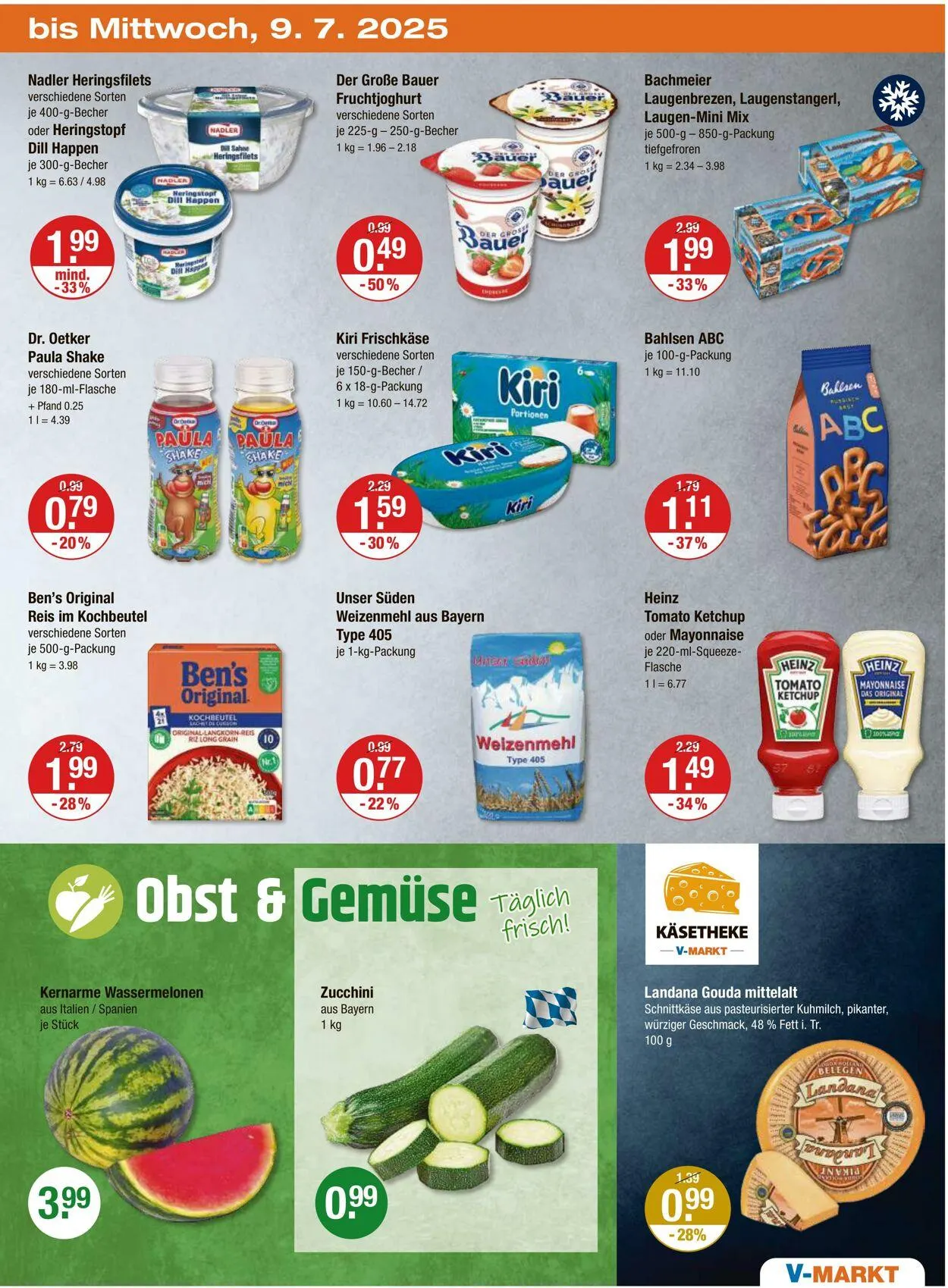 V-Markt Aktueller Prospekt von 3. Juli bis 9. Juli 2025 - Prospekt seite 19