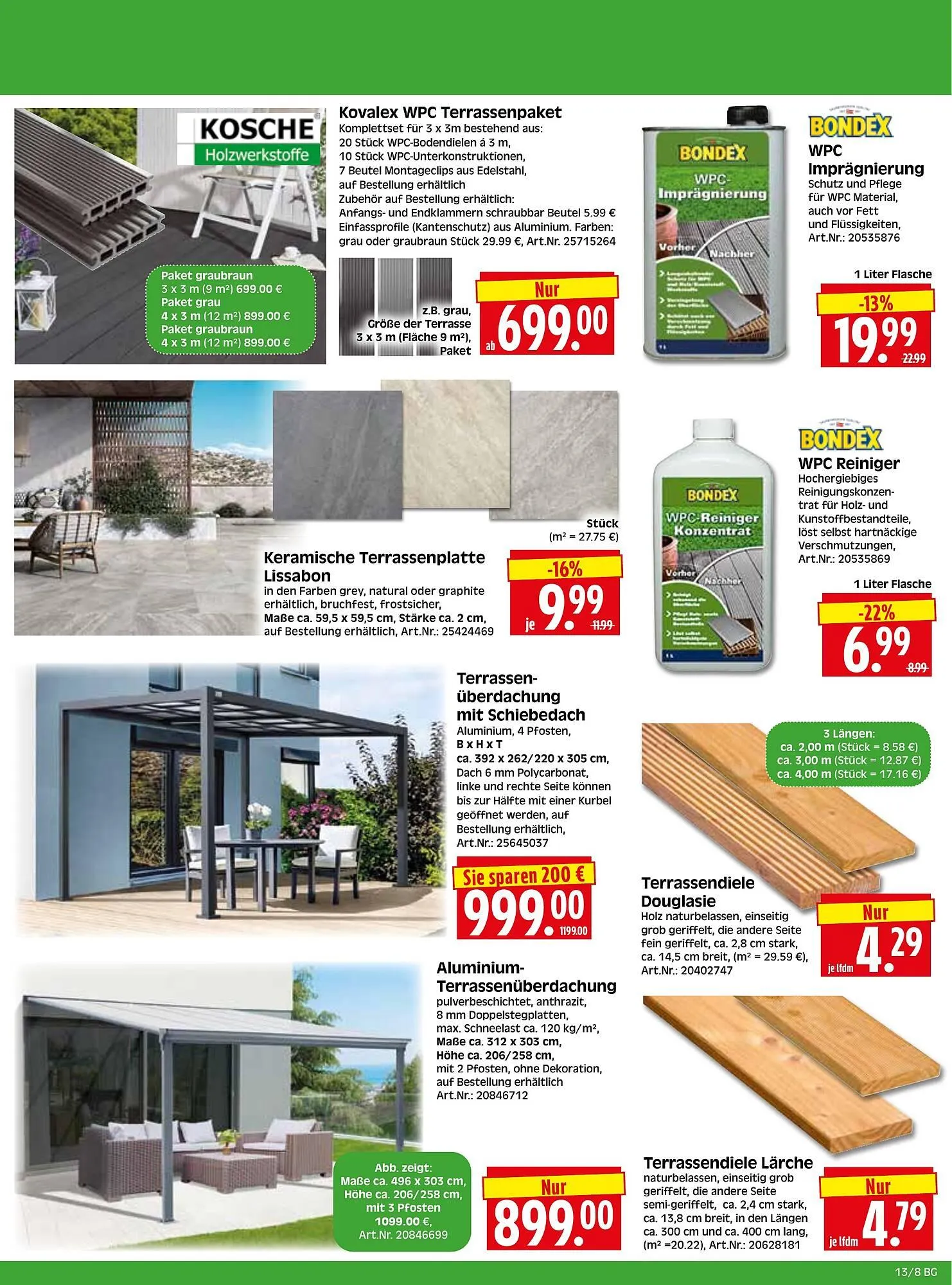 Herkules Baumarkt Prospekt von 23. März bis 28. März 2026 - Prospekt seite 8