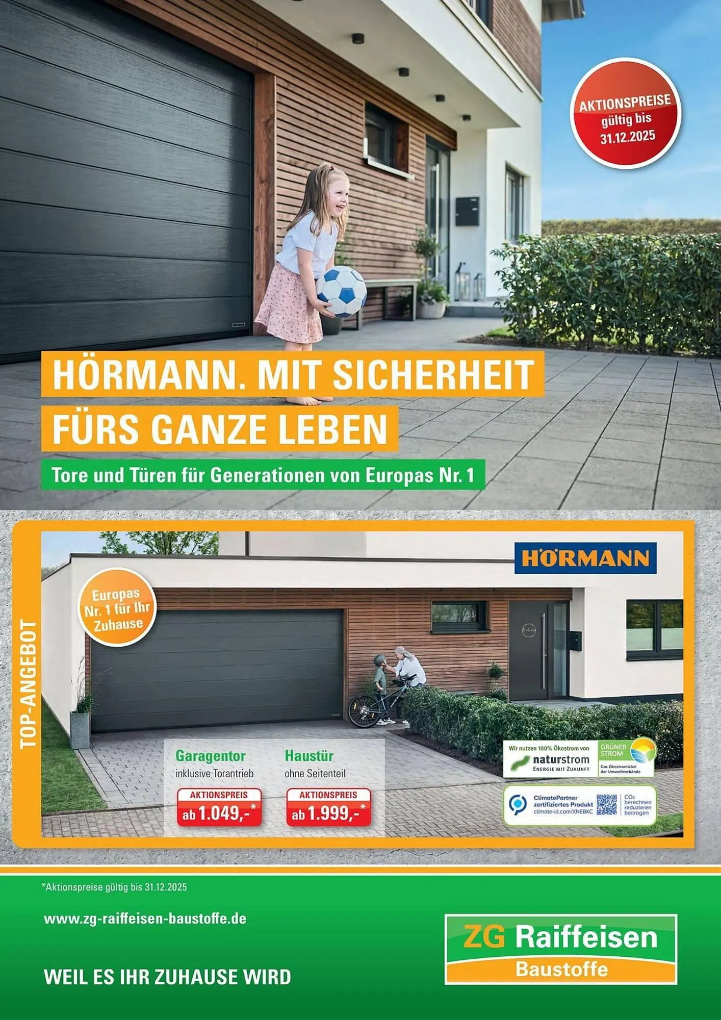 ZG Raiffeisen Prospekt von 17. April bis 31. Dezember 2025 - Prospekt seite 1