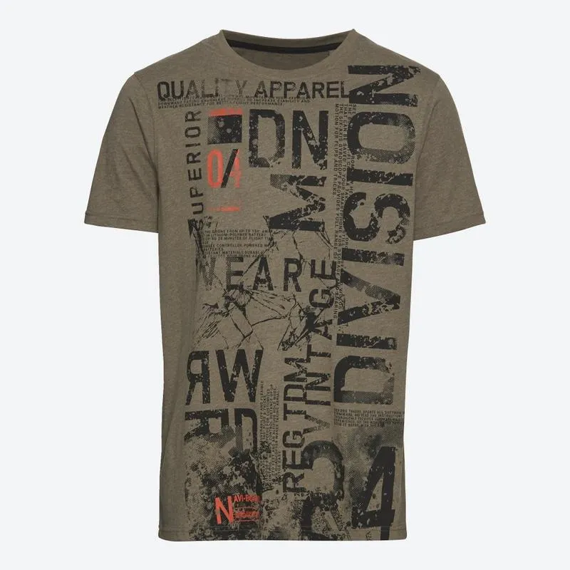 Herren-T-Shirt mit Frontdruck