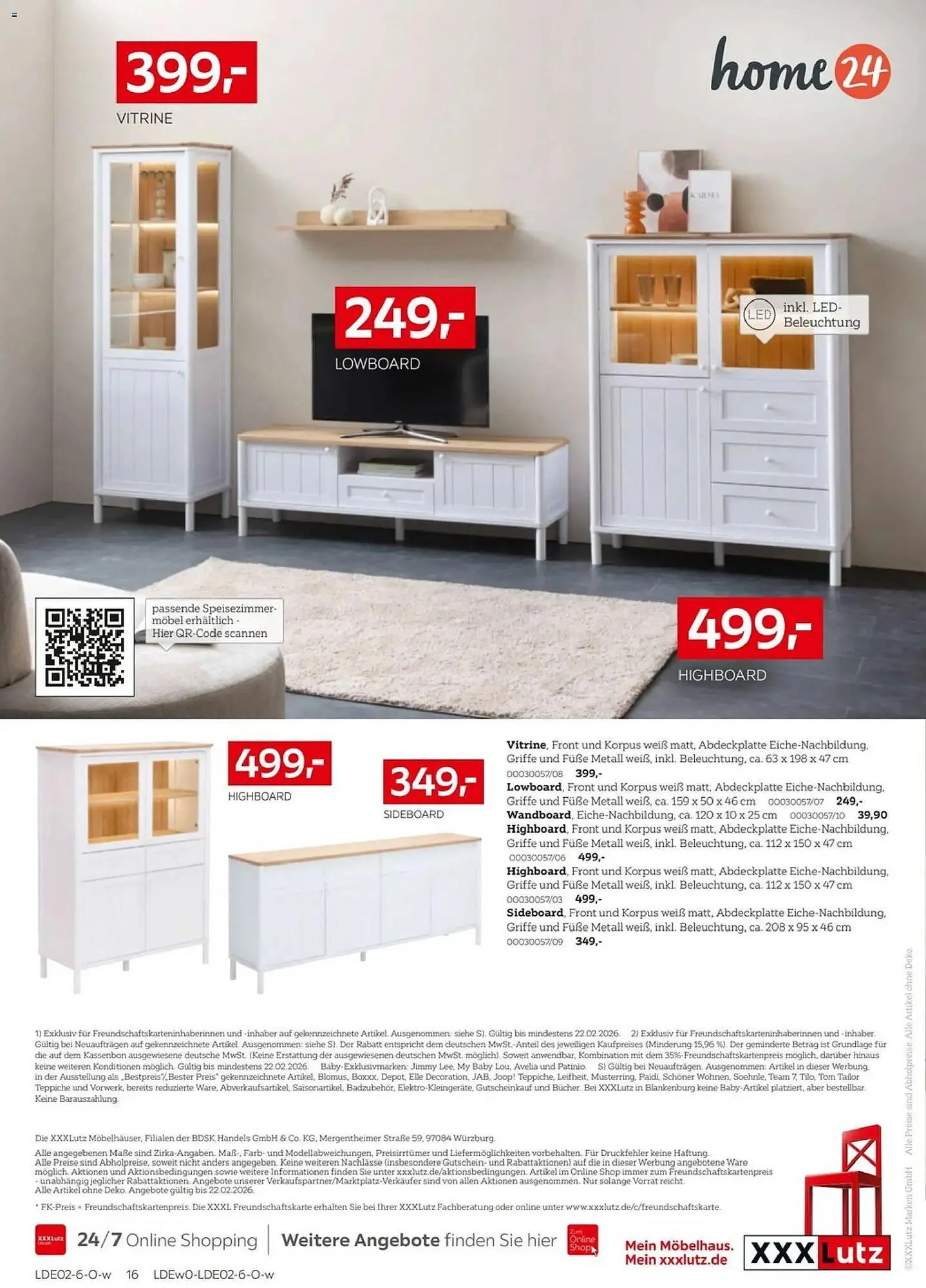 XXXLutz Prospekt von 8. Februar bis 22. Februar 2026 - Prospekt seite 16