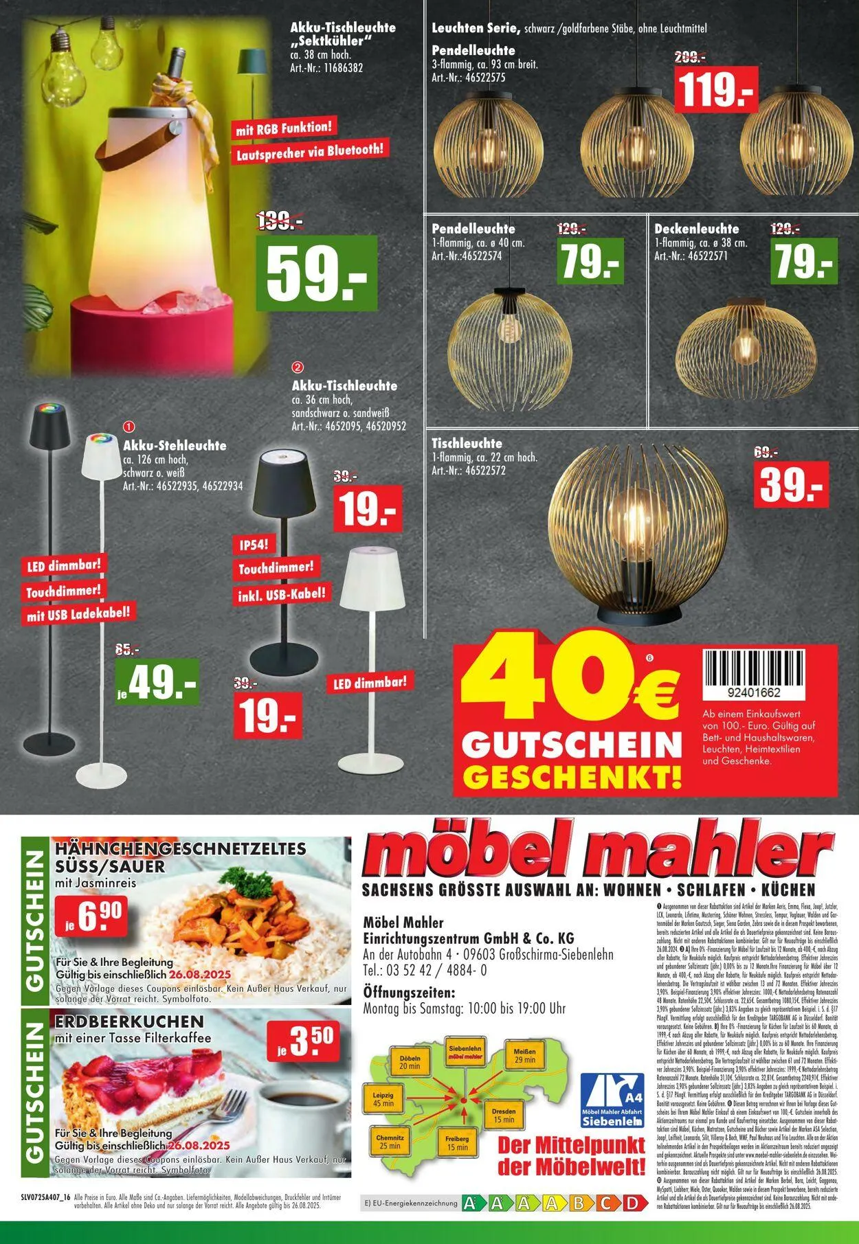 Möbel Mahler Aktueller Prospekt von 10. September bis 24. September 2025 - Prospekt seite 16