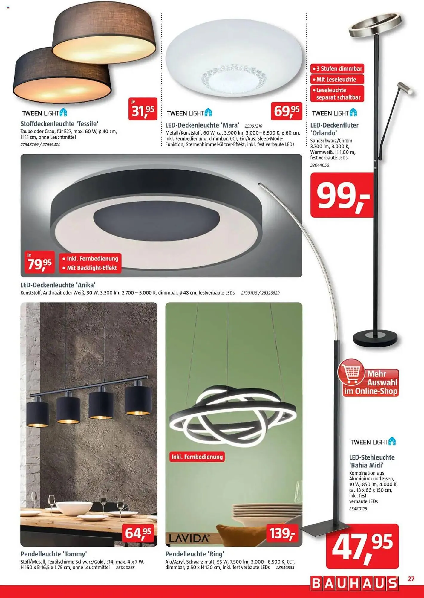 Bauhaus Prospekt von 4. Oktober bis 1. November 2025 - Prospekt seite 27