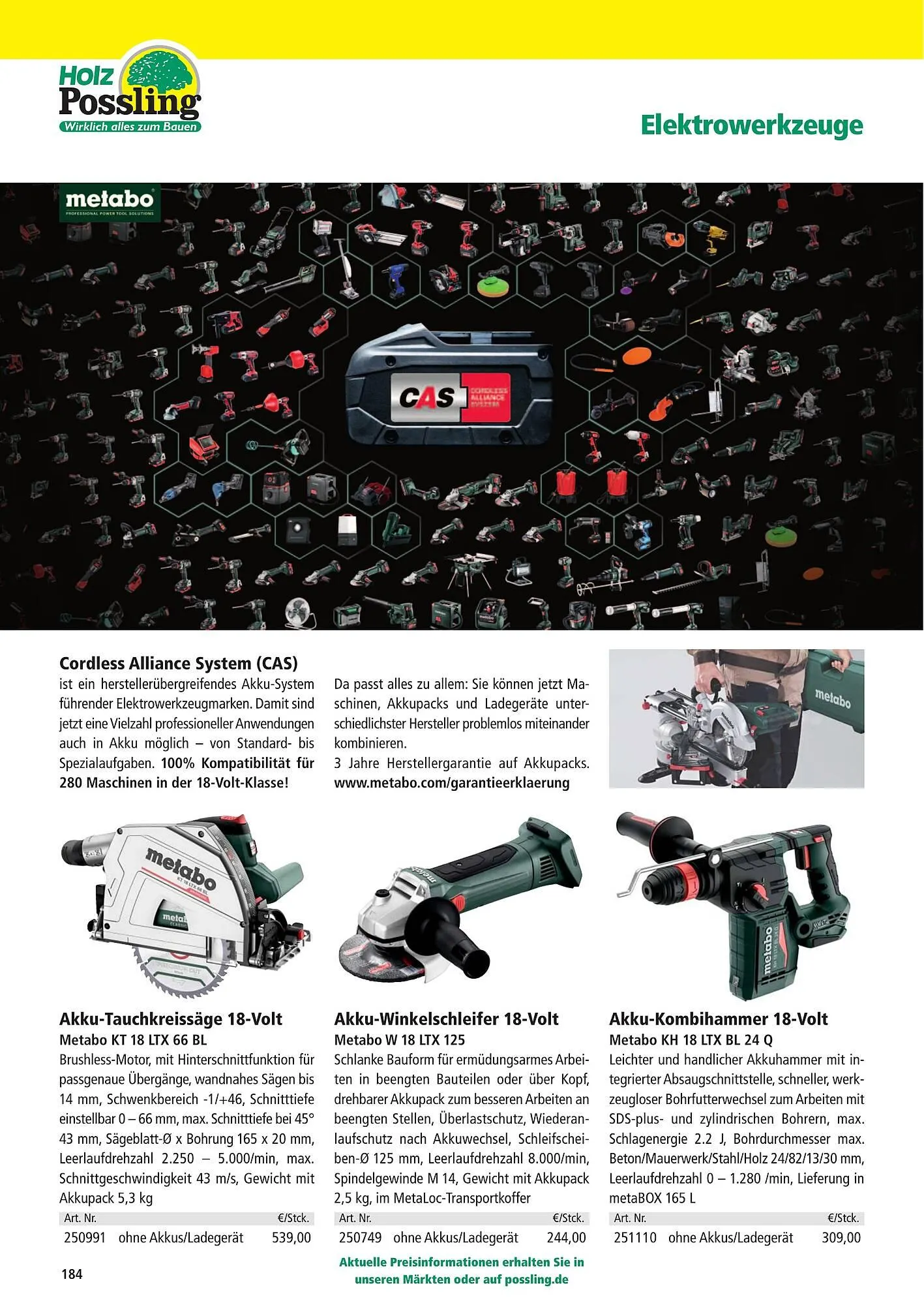 Holz Possling Prospekt von 2. Mai bis 31. Juli 2025 - Prospekt seite 184