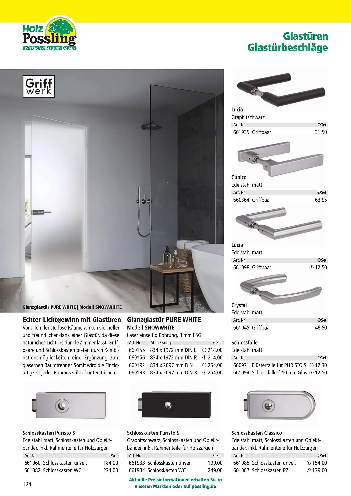Holz Possling Prospekt von 1. April bis 31. Juli 2026 - Prospekt seite 124