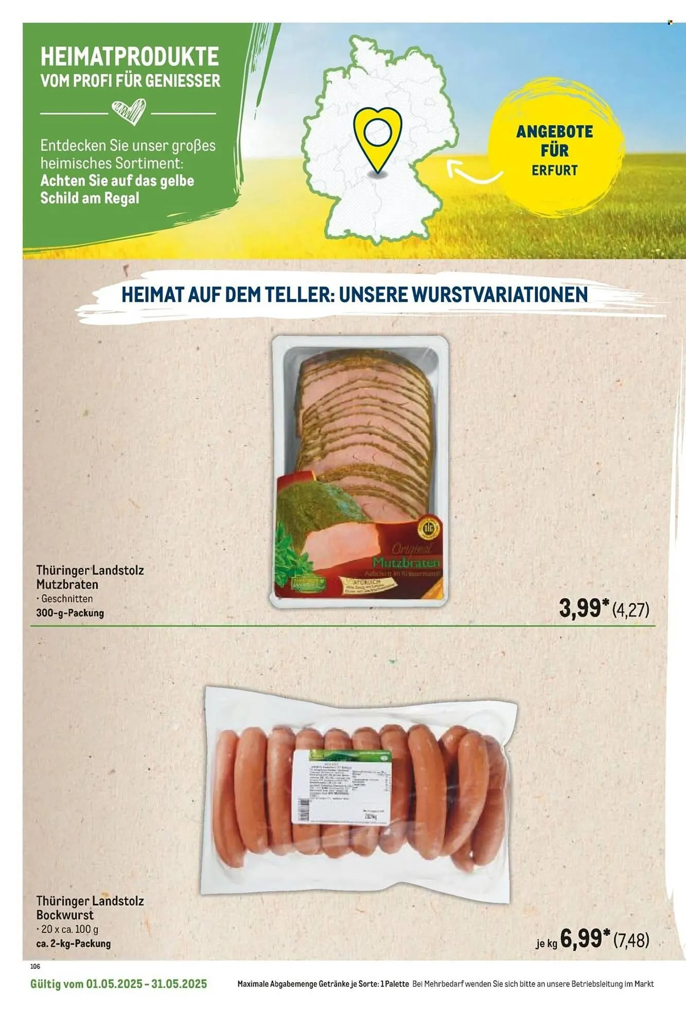 METRO Prospekt von 1. Mai bis 31. Mai 2025 - Prospekt seite 116