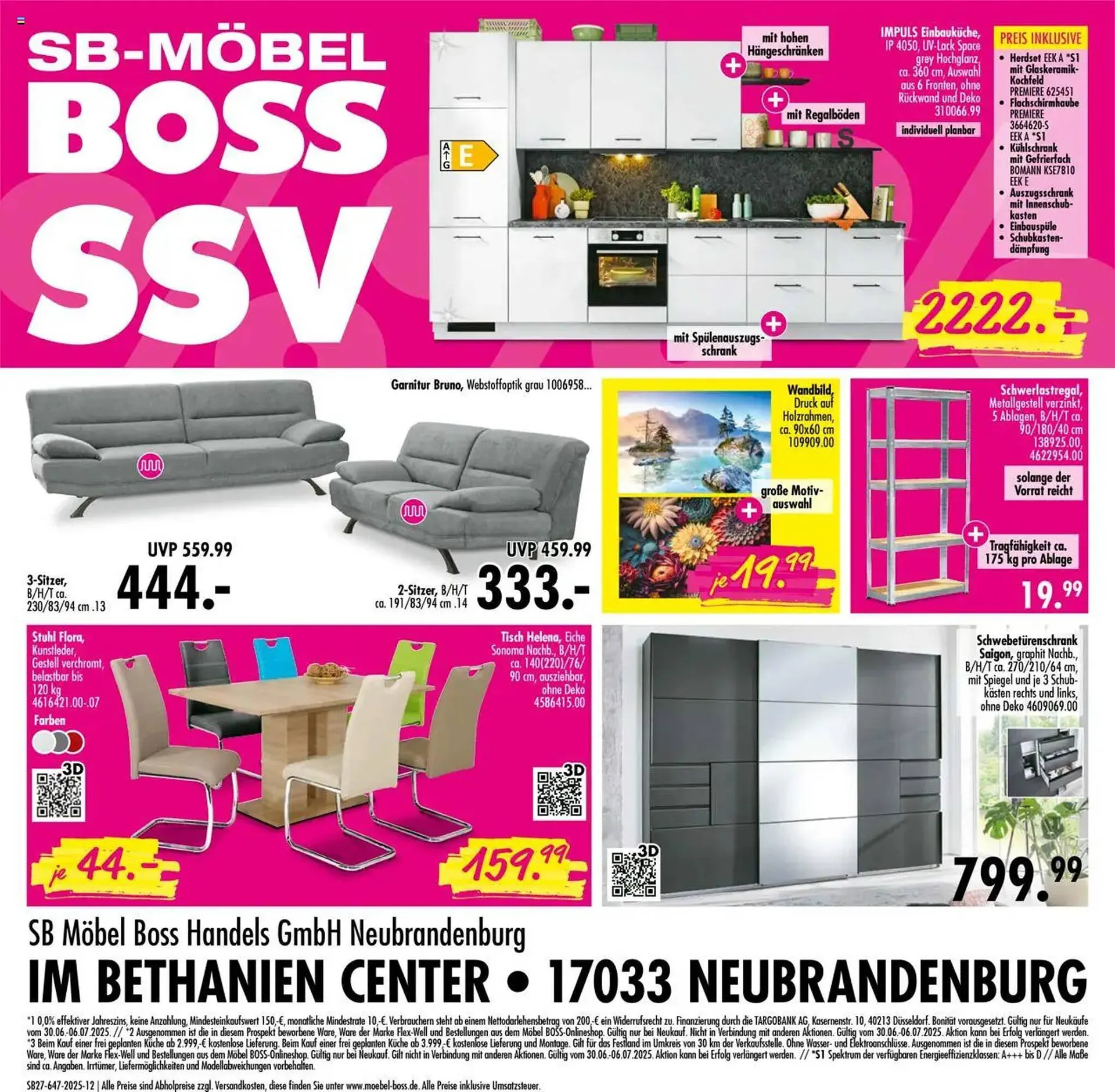 Möbel Boss Prospekt von 30. Juni bis 6. Juli 2025 - Prospekt seite 12