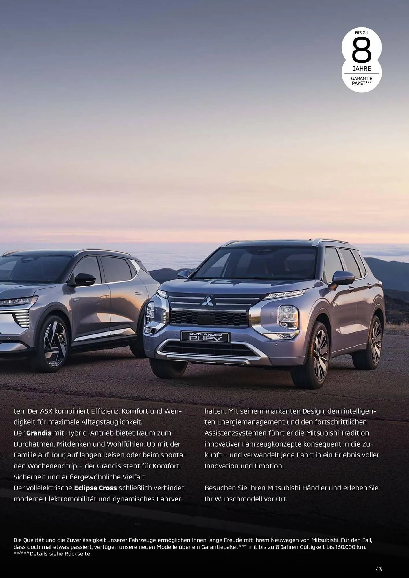 Mitsubishi Prospekt von 25. März bis 8. April 2026 - Prospekt seite 43
