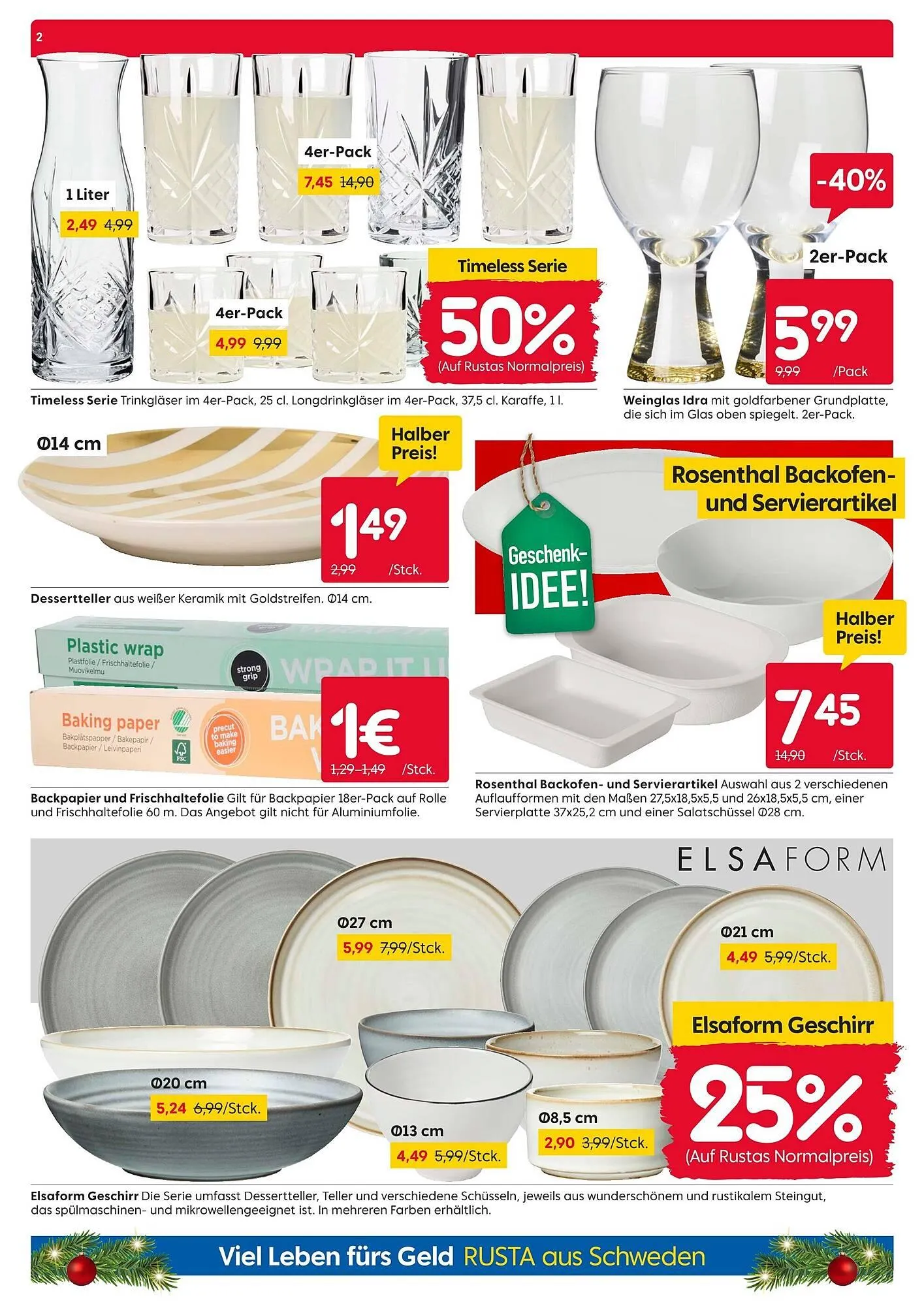 Rusta Prospekt von 13. Dezember bis 26. Dezember 2025 - Prospekt seite 2