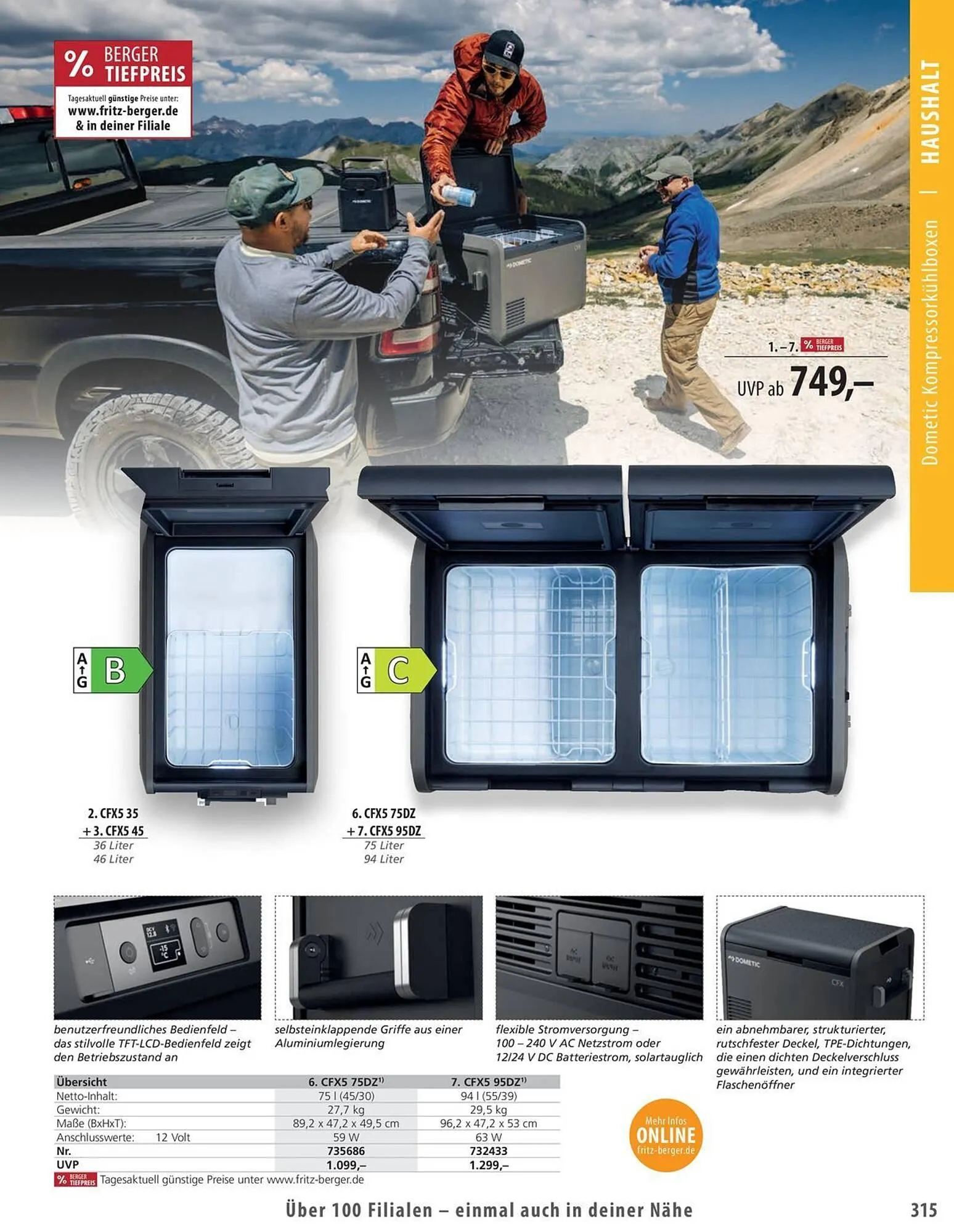 Fritz Berger Prospekt von 27. Mai bis 31. Dezember 2025 - Prospekt seite 315