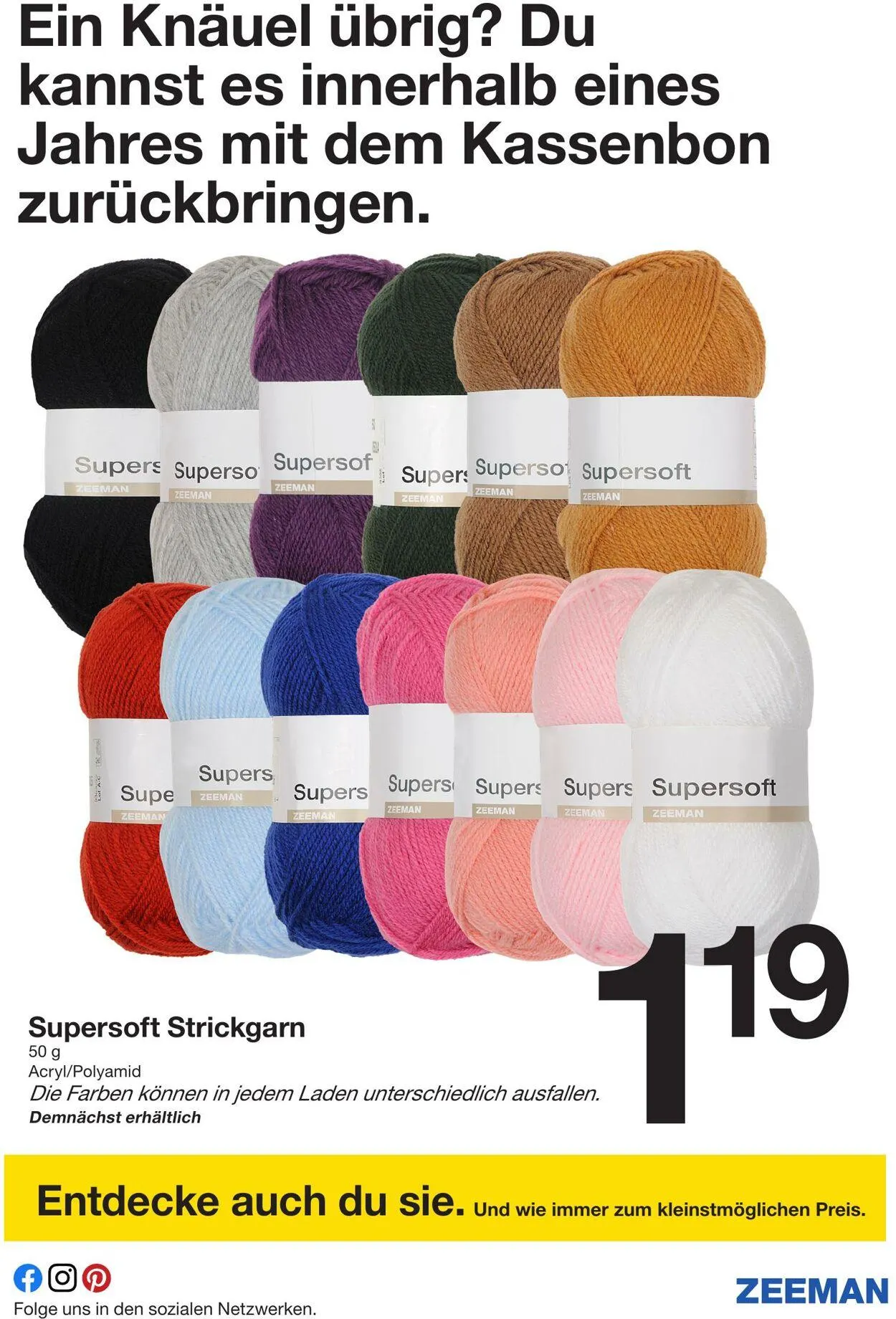 Zeeman Aktueller Prospekt von 13. November bis 27. November 2025 - Prospekt seite 23