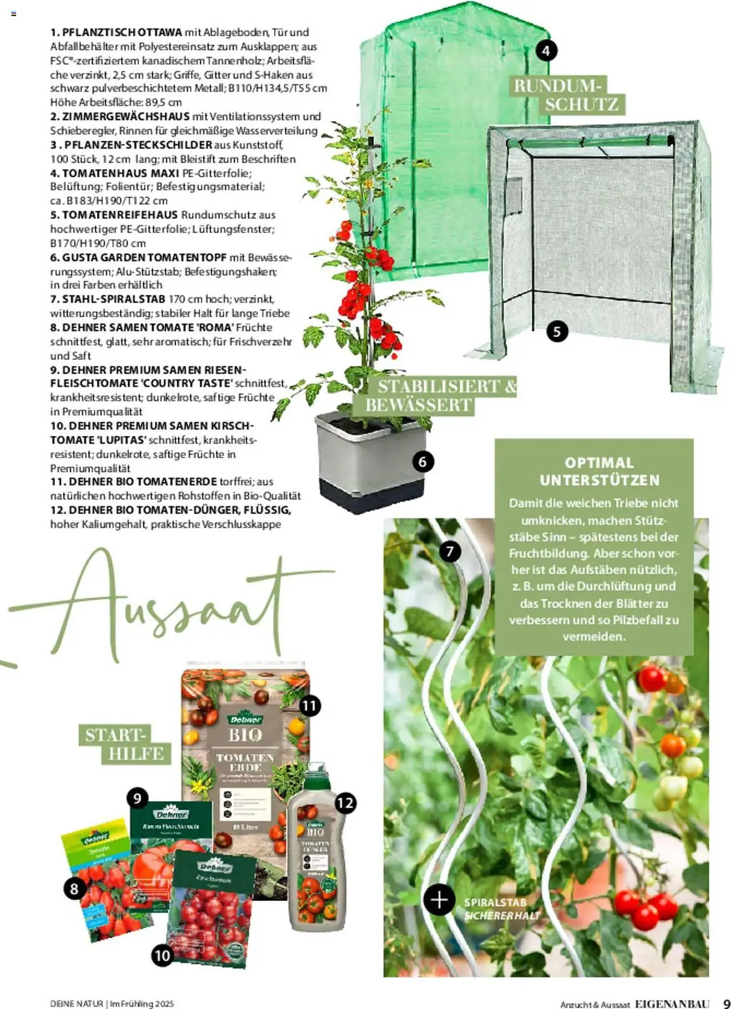 Dehner Prospekt von 6. März bis 9. Juni 2025 - Prospekt seite 9