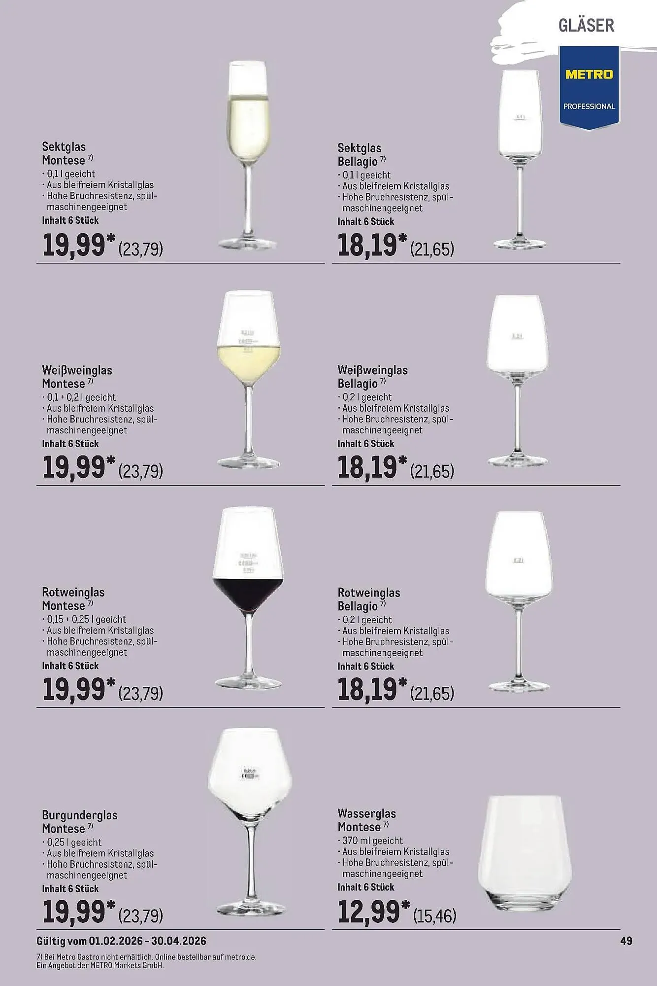 METRO Prospekt von 8. Februar bis 14. Februar 2026 - Prospekt seite 49