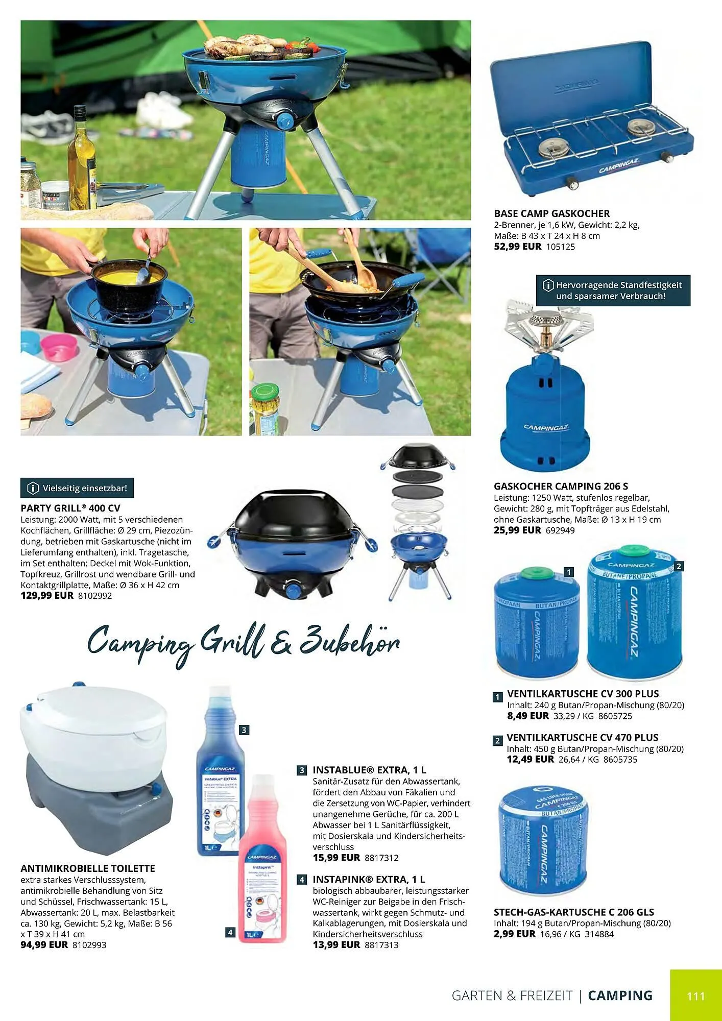 BBM Baumarkt Prospekt von 20. April bis 31. Dezember 2025 - Prospekt seite 111