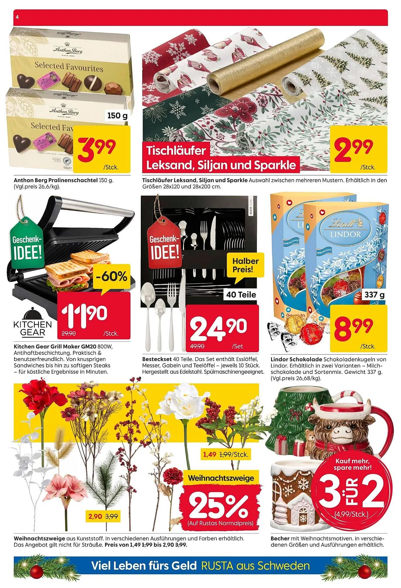 Rusta Prospekt von 29. November bis 5. Dezember 2025 - Prospekt seite 4