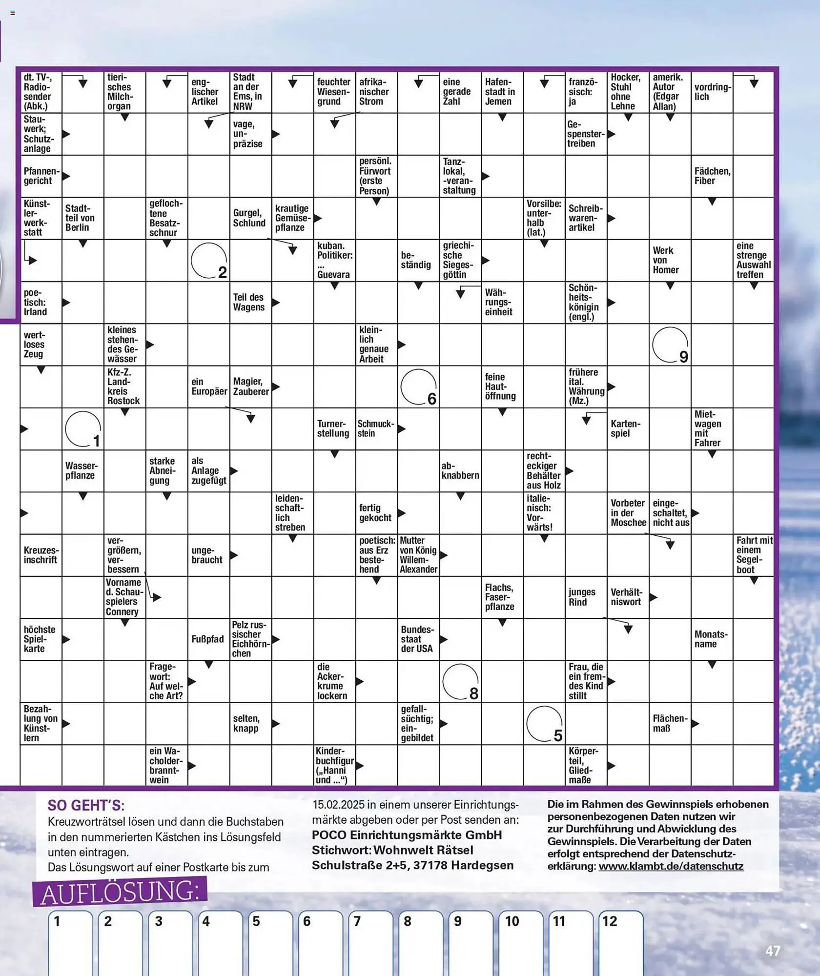 Poco Magazin von 1. Dezember bis 28. Februar 2026 - Prospekt seite 47