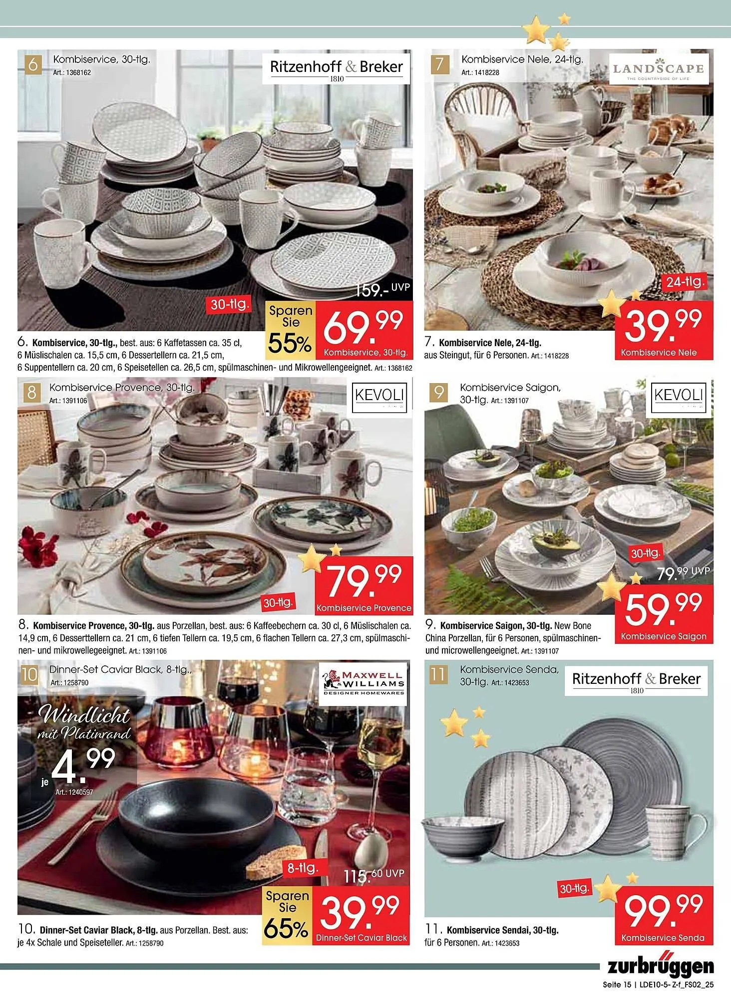 Zurbrüggen Prospekt von 11. Oktober bis 15. November 2025 - Prospekt seite 15