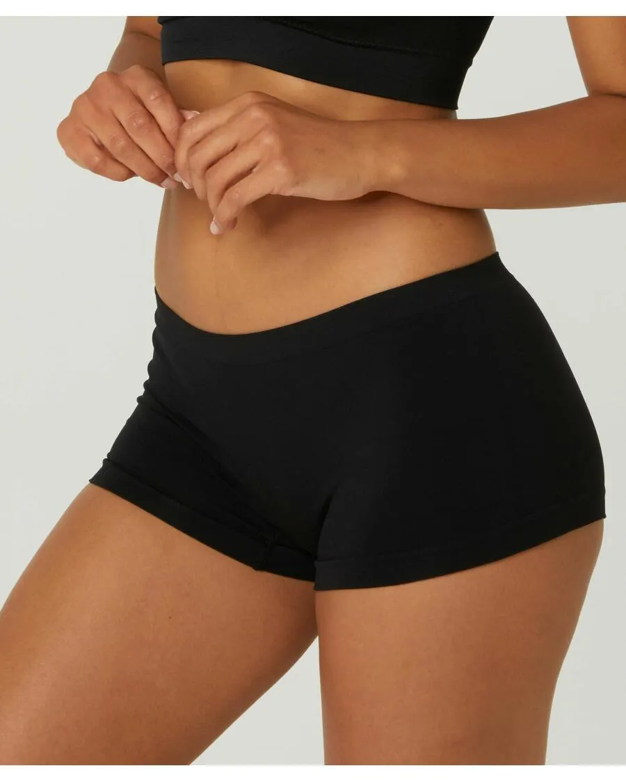 Schwarze Pantys 2er-Pack, Ergee