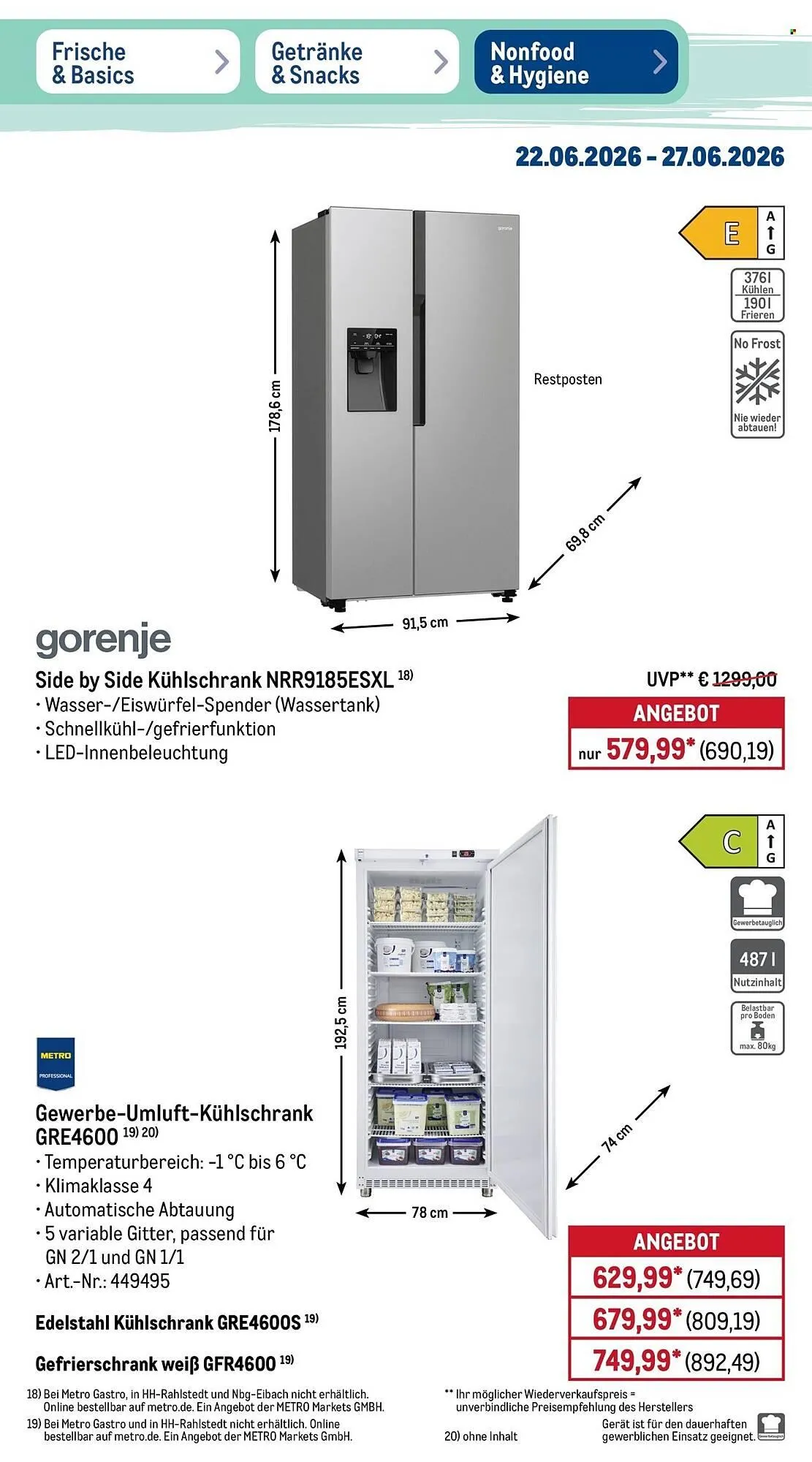 METRO Prospekt von 22. Juni bis 27. Juni 2026 - Prospekt seite 10