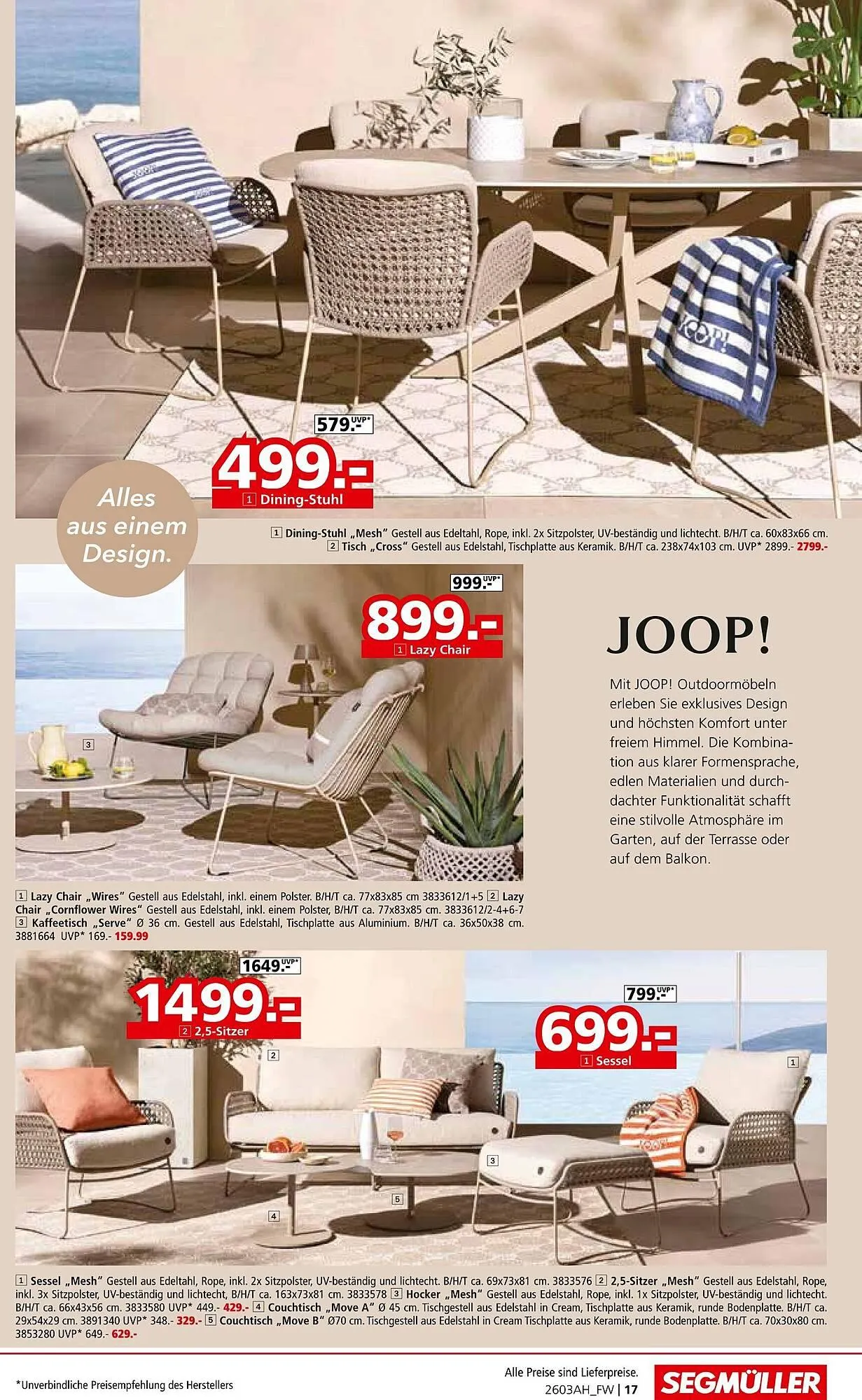 Segmüller Prospekt von 7. März bis 10. April 2026 - Prospekt seite 17