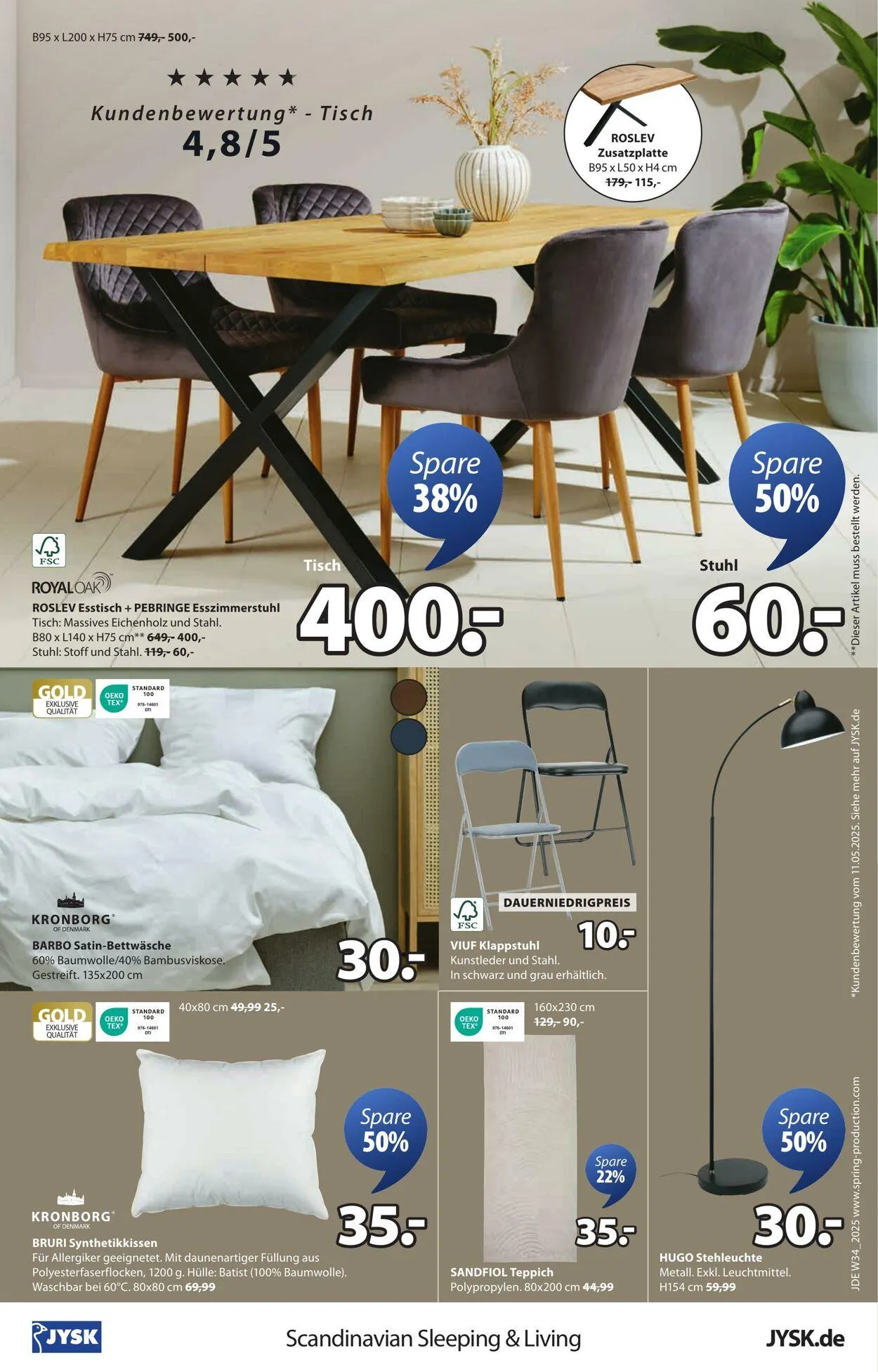 JYSK von 25. August bis 1. September 2025 - Prospekt seite 17