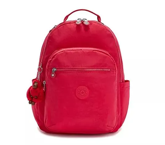 KIPLING® Kinder Rucksack SEOUL div. Fächer Plüschanhänger