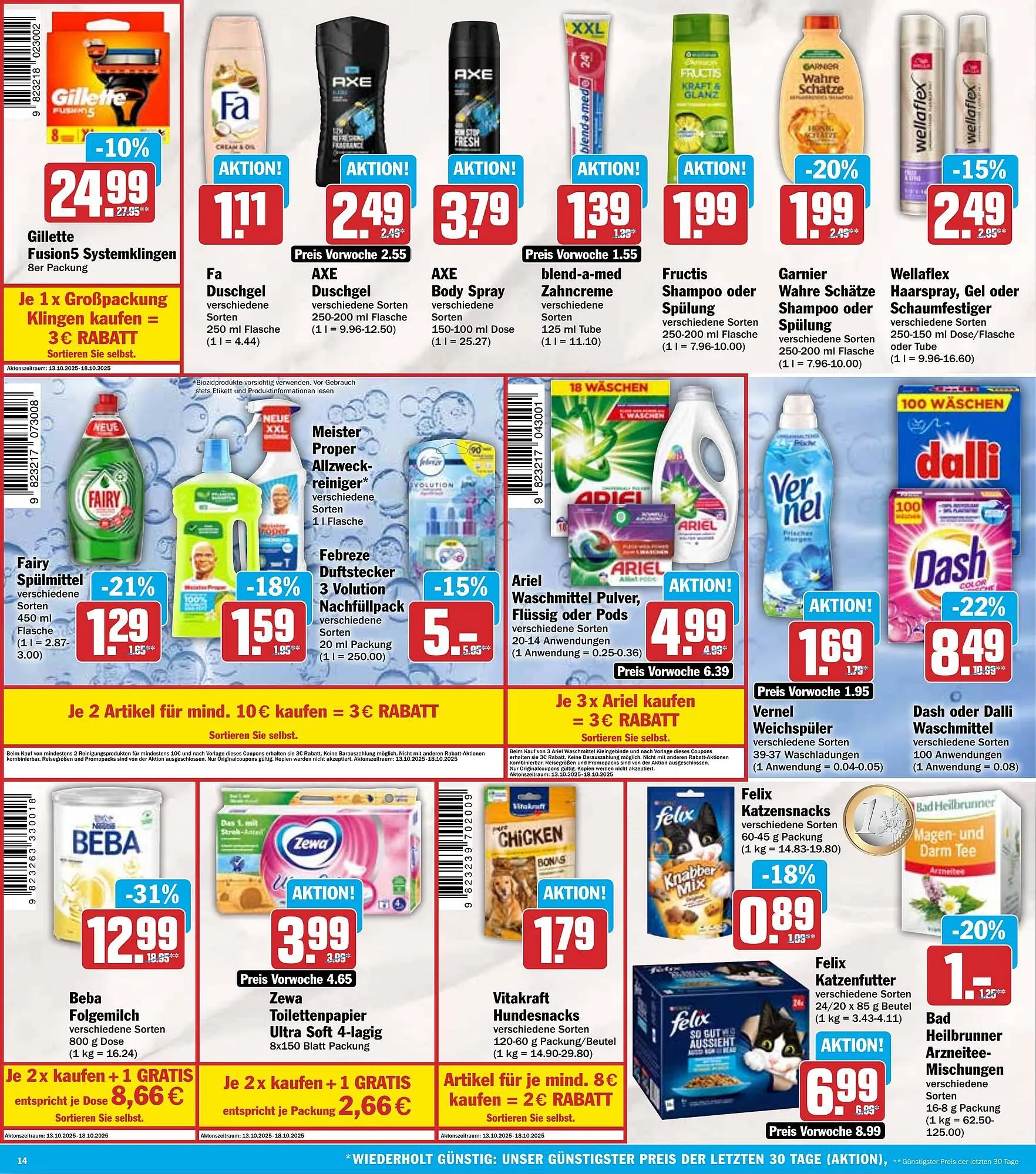 HIT Prospekt von 13. Oktober bis 20. Oktober 2025 - Prospekt seite 14