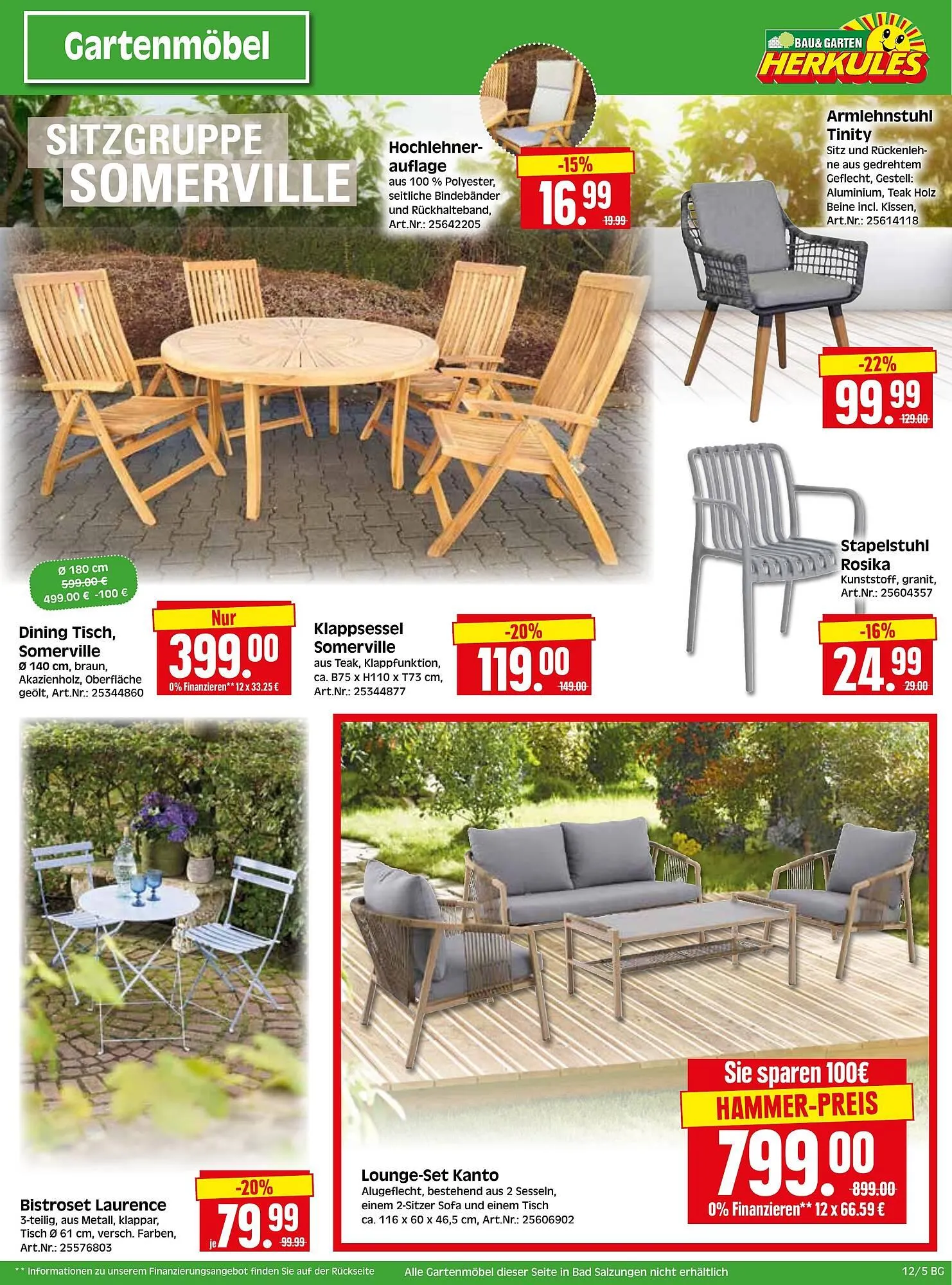 Herkules Baumarkt Prospekt von 17. März bis 22. März 2025 - Prospekt seite 5