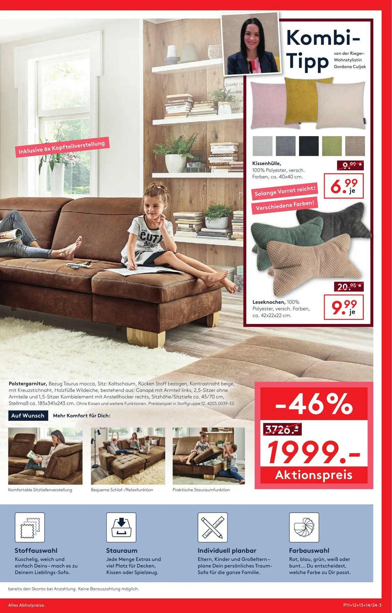 Möbel Rieger Aktueller Prospekt von 8. Oktober bis 22. Oktober 2025 - Prospekt seite 3