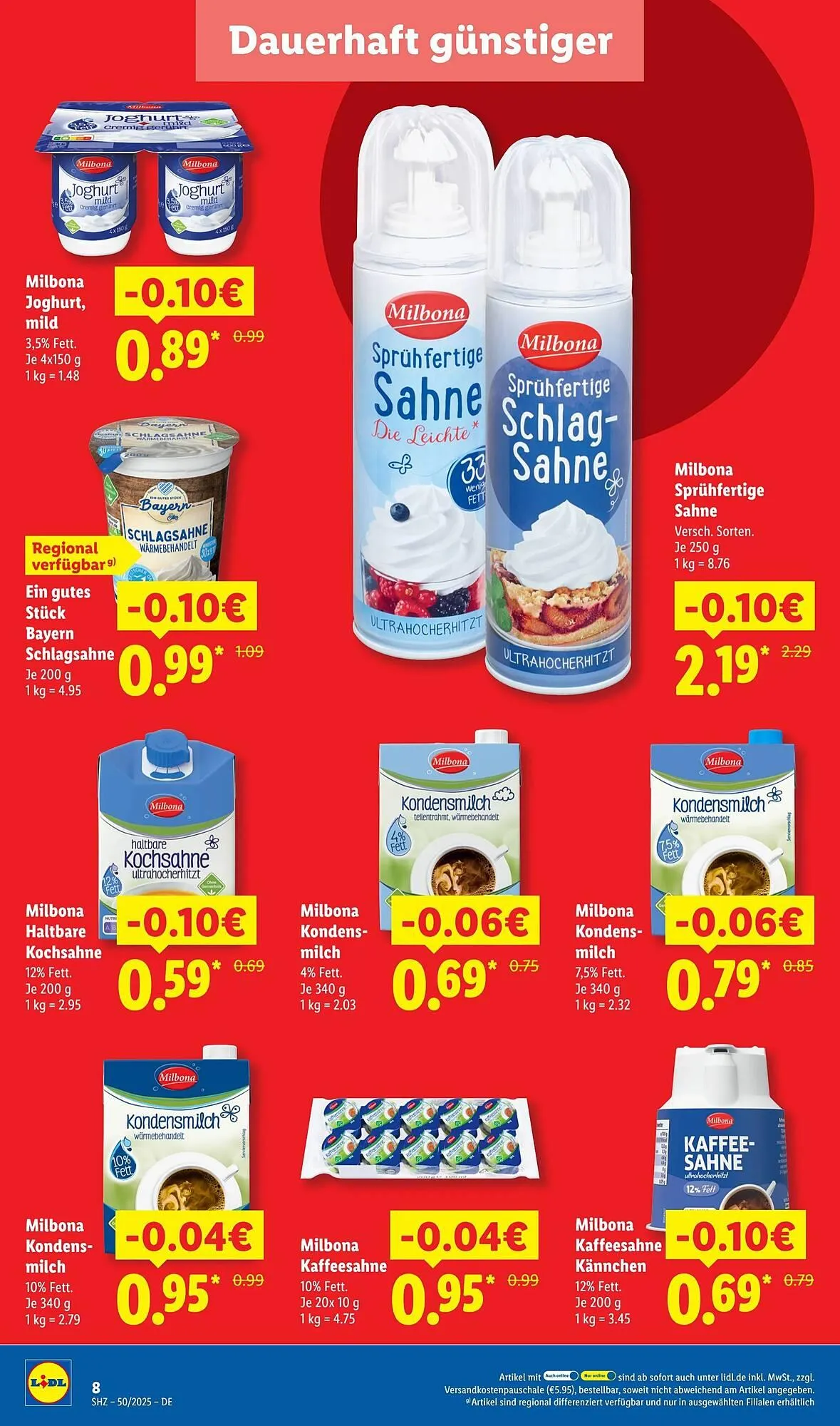 Lidl Prospekt von 8. Dezember bis 1. Januar 2026 - Prospekt seite 8