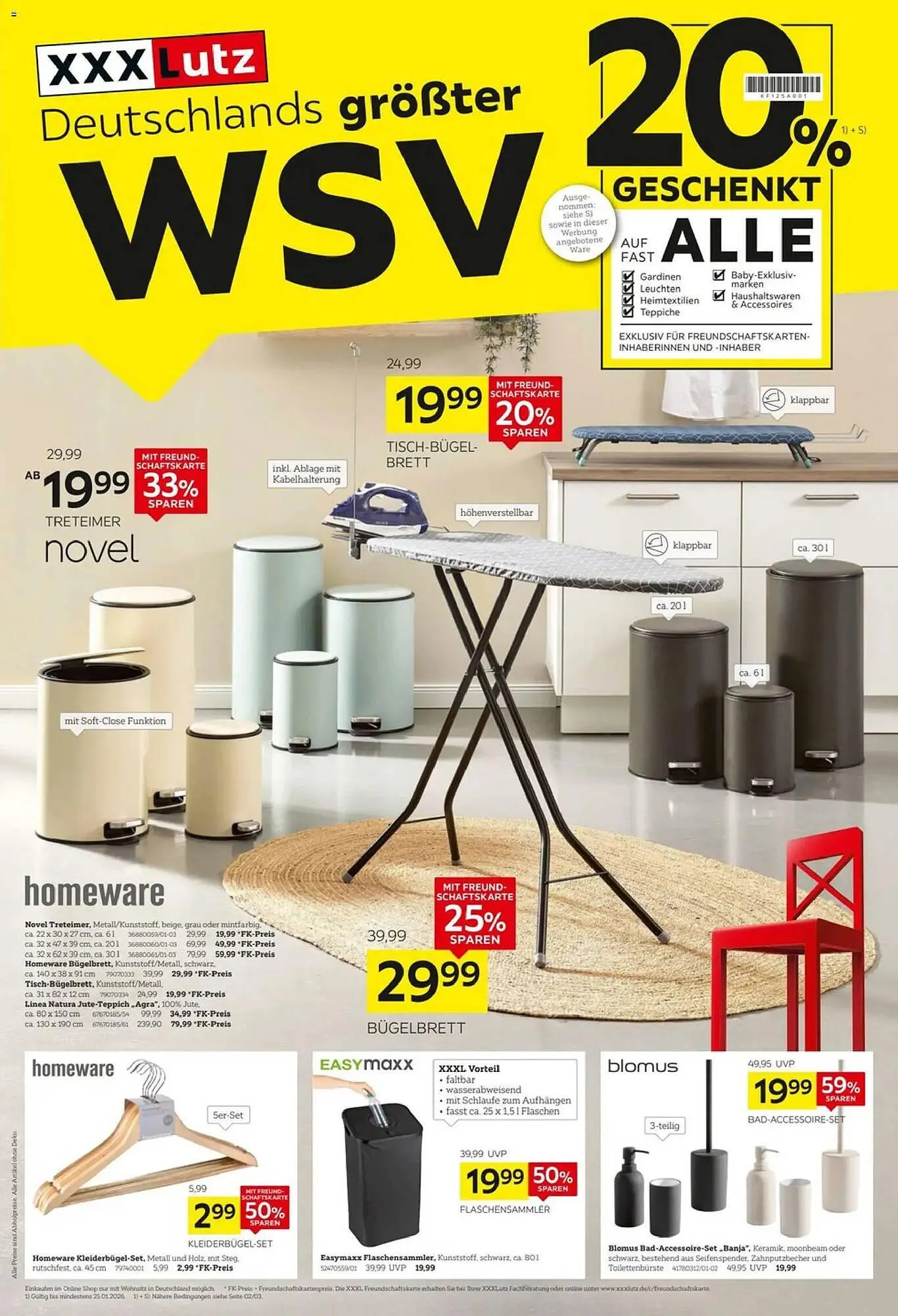 XXXLutz Prospekt von 4. Januar bis 25. Januar 2026 - Prospekt seite 1