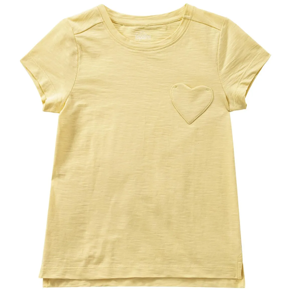 Mädchen T-Shirt mit Herz-Tasche