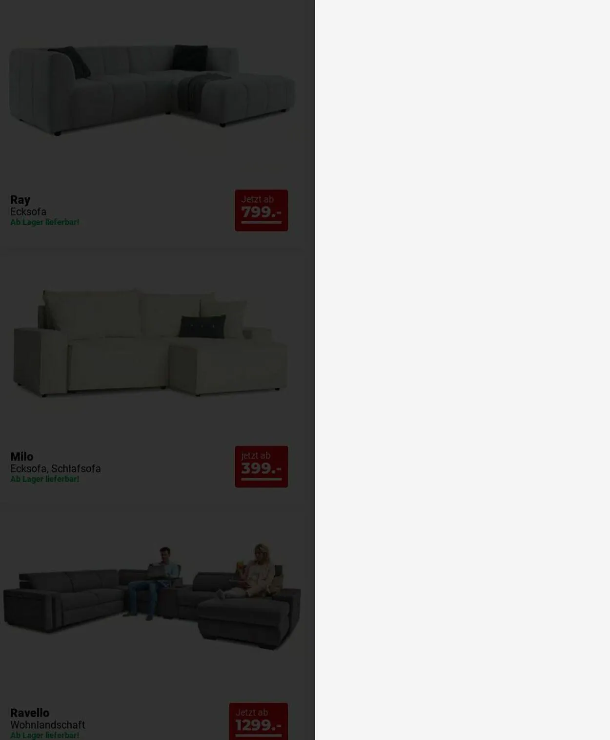 Seats and Sofas Aktueller Prospekt von 27. Oktober bis 5. November 2025 - Prospekt seite 3