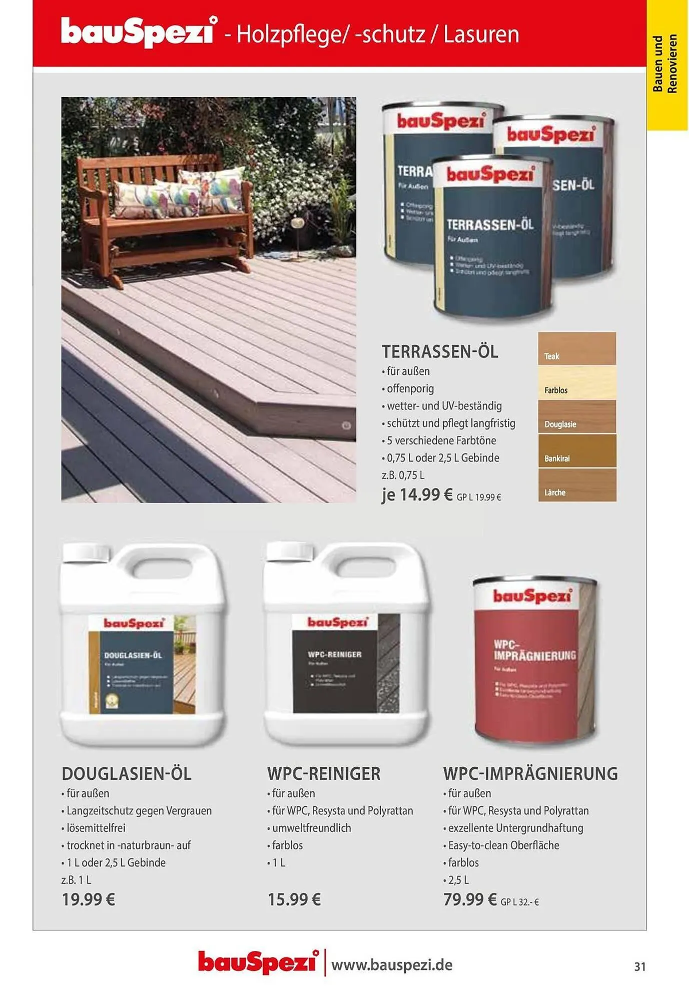 BauSpezi Prospekt von 15. April bis 31. Dezember 2026 - Prospekt seite 33